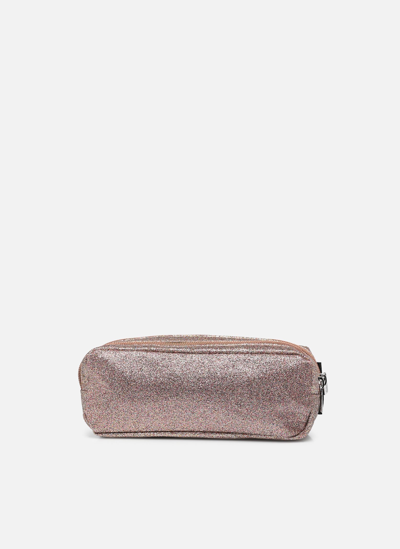 Trousses scolaire Trousse double fille argent Caramel & Cie Trousses scolaire Trousse double fille argent COOPER GLITTER