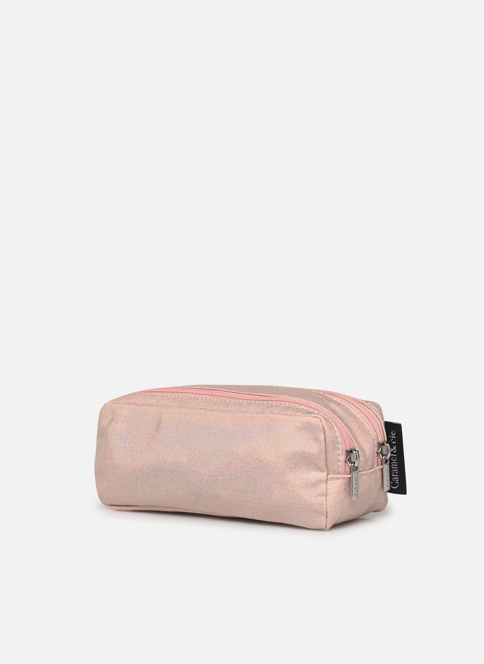 pennenzakken Trousse double meisjes roze Caramel & Cie pennenzakken Trousse double meisjes roze PINK IRIDESCENT
