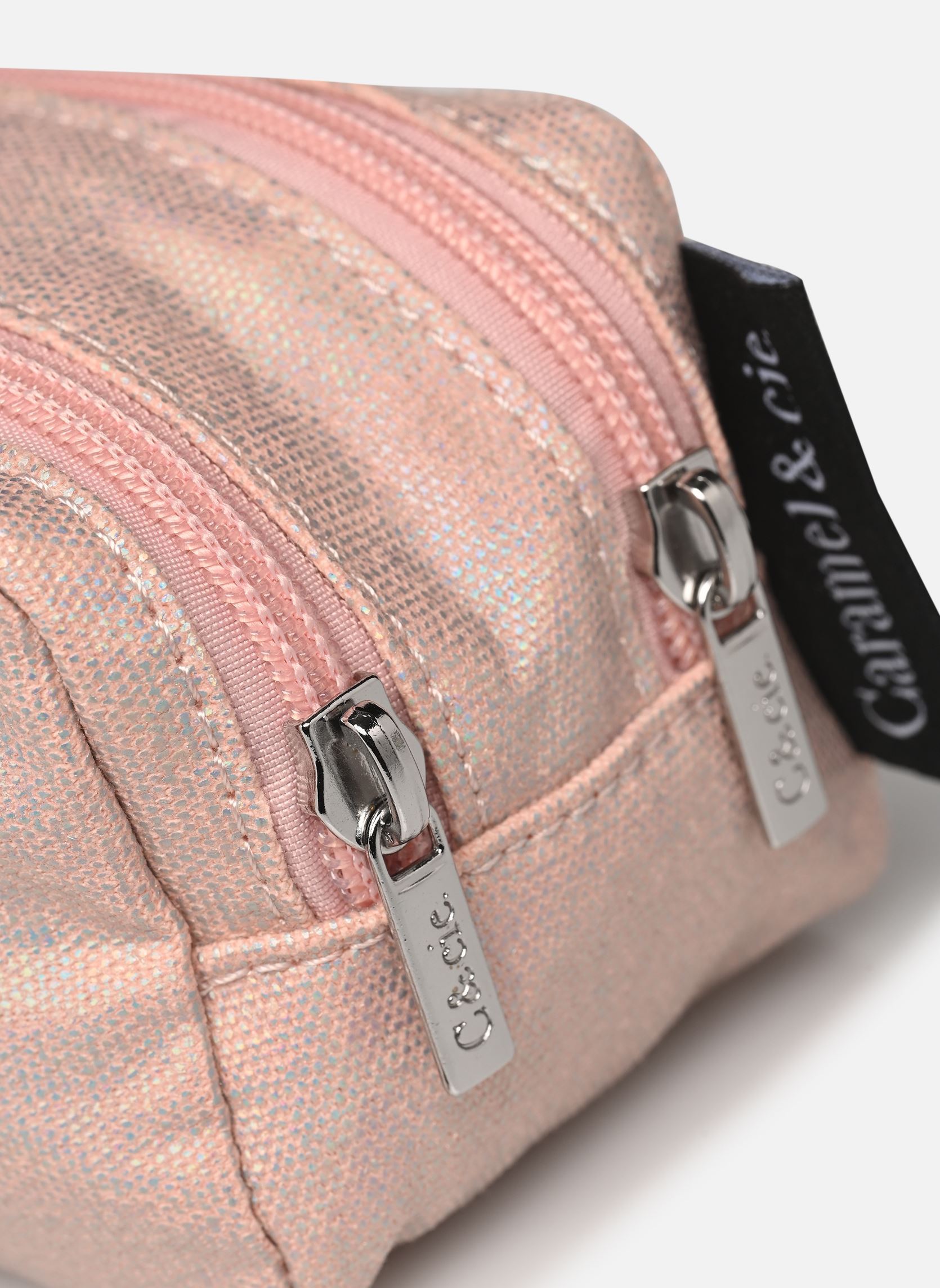 pennenzakken Trousse double meisjes roze Caramel & Cie pennenzakken Trousse double meisjes roze PINK IRIDESCENT