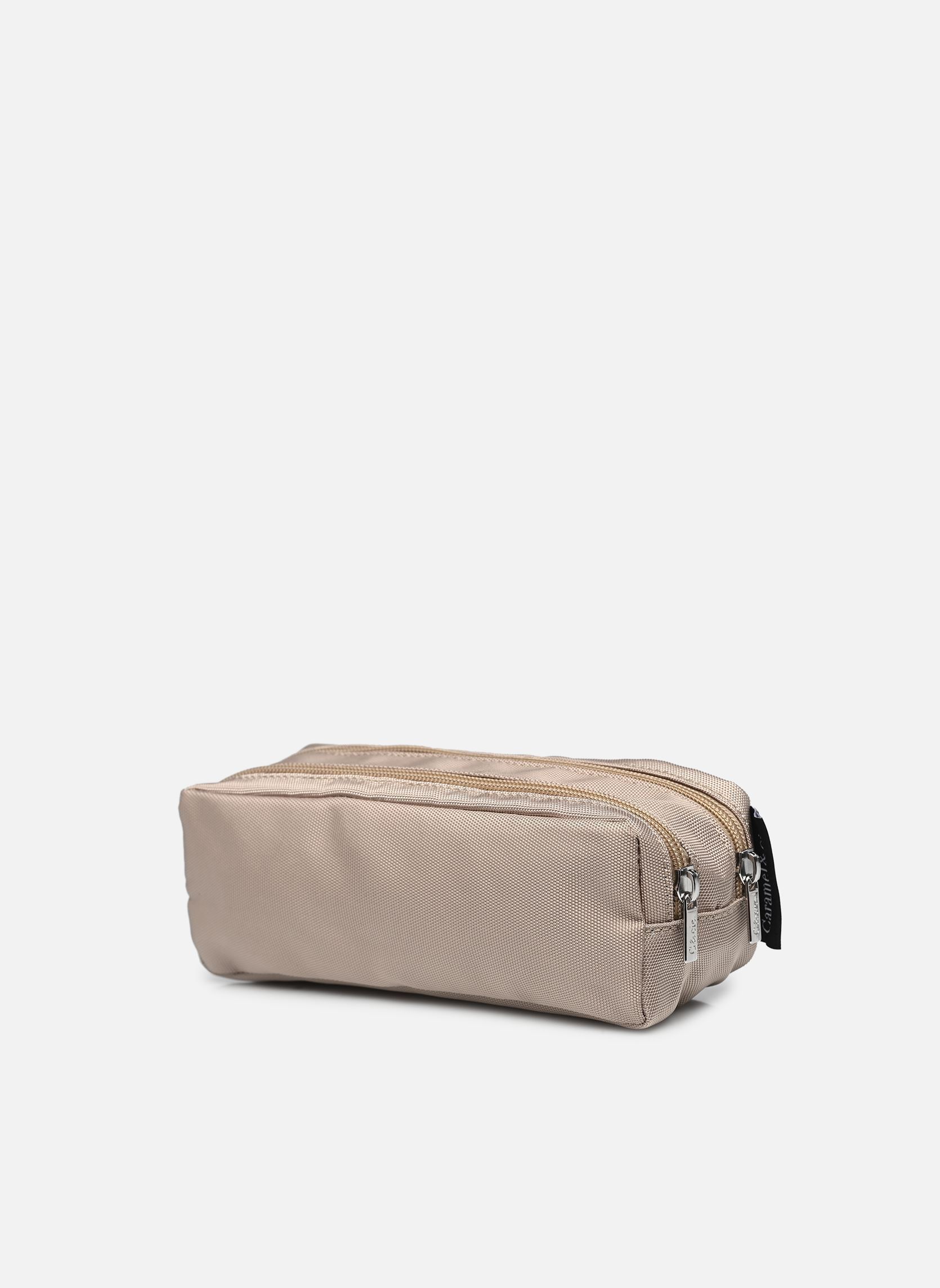 Schulmäppchen Trousse double jungen beige Caramel & Cie Schulmäppchen Trousse double jungen beige SAFARI