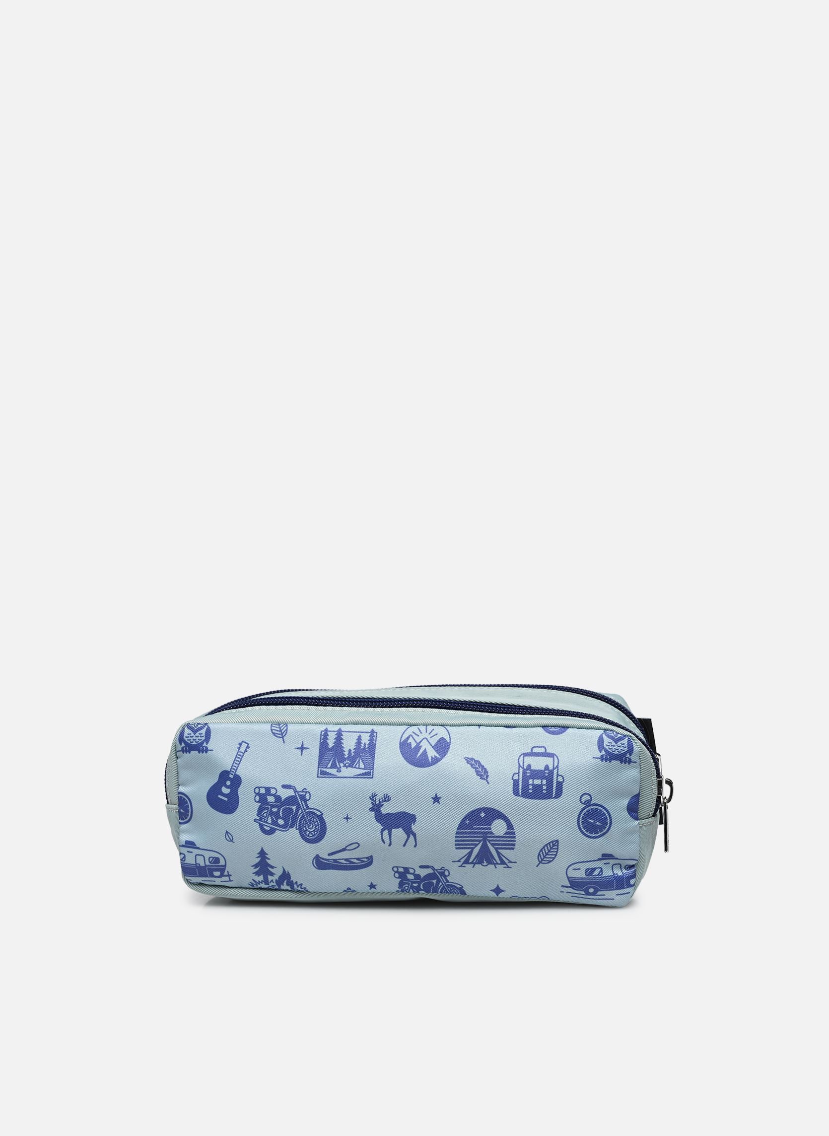 Schulmäppchen Trousse double mädchen blau Caramel & Cie Schulmäppchen Trousse double mädchen blau BLUE WILD TRIP