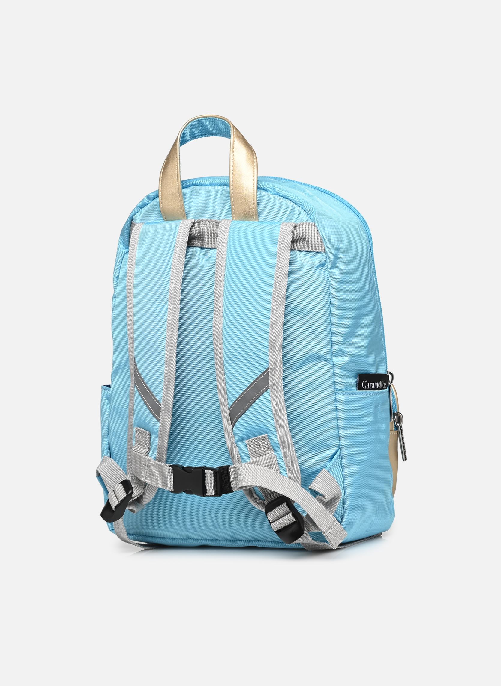 schooltassen Sac à dos meisjes blauw Caramel & Cie schooltassen Sac à dos meisjes blauw Coeur Rainbow