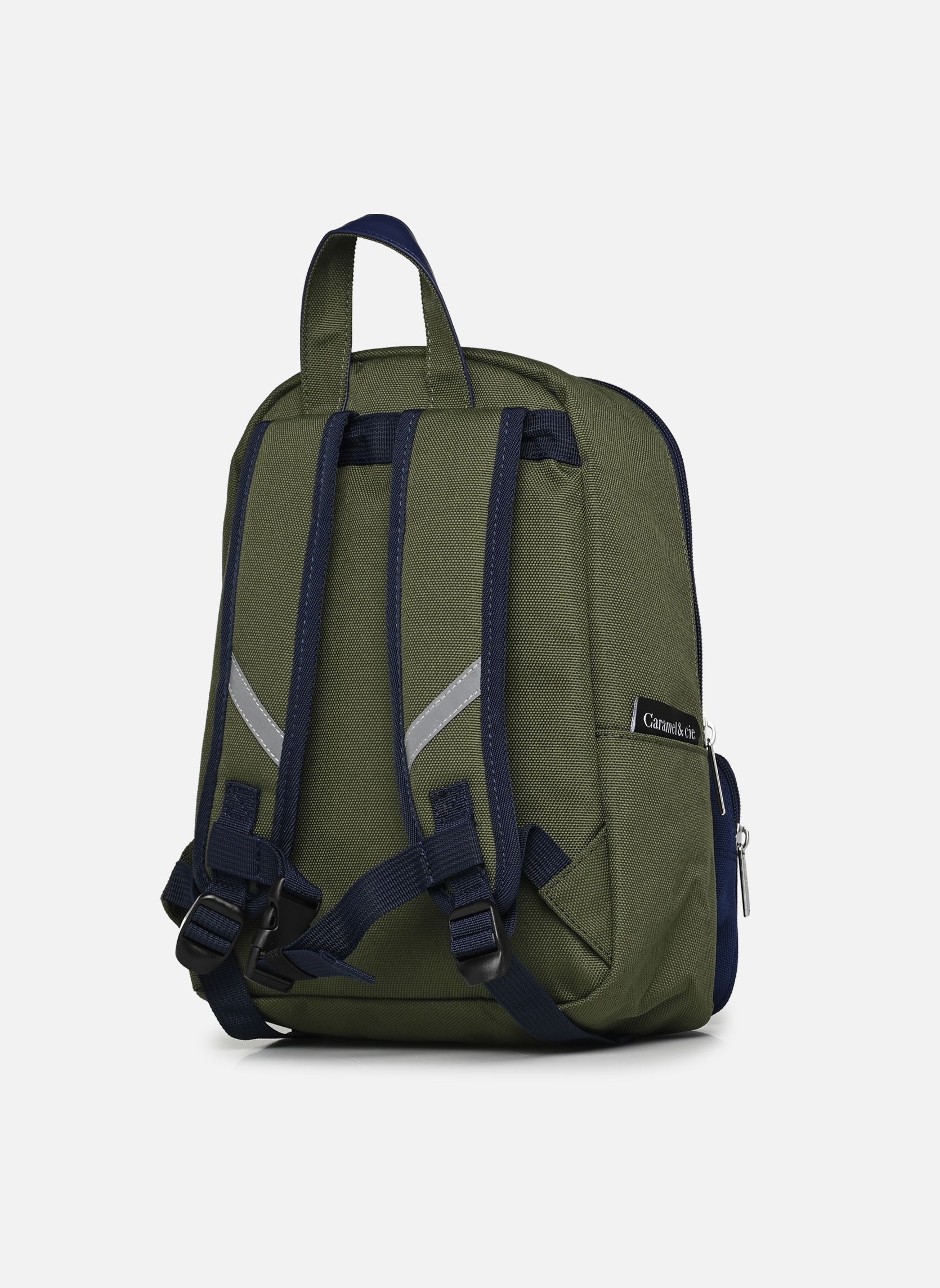 Cartables Sac à dos garçon vert Caramel & Cie Cartables Sac à dos garçon vert Jurassic