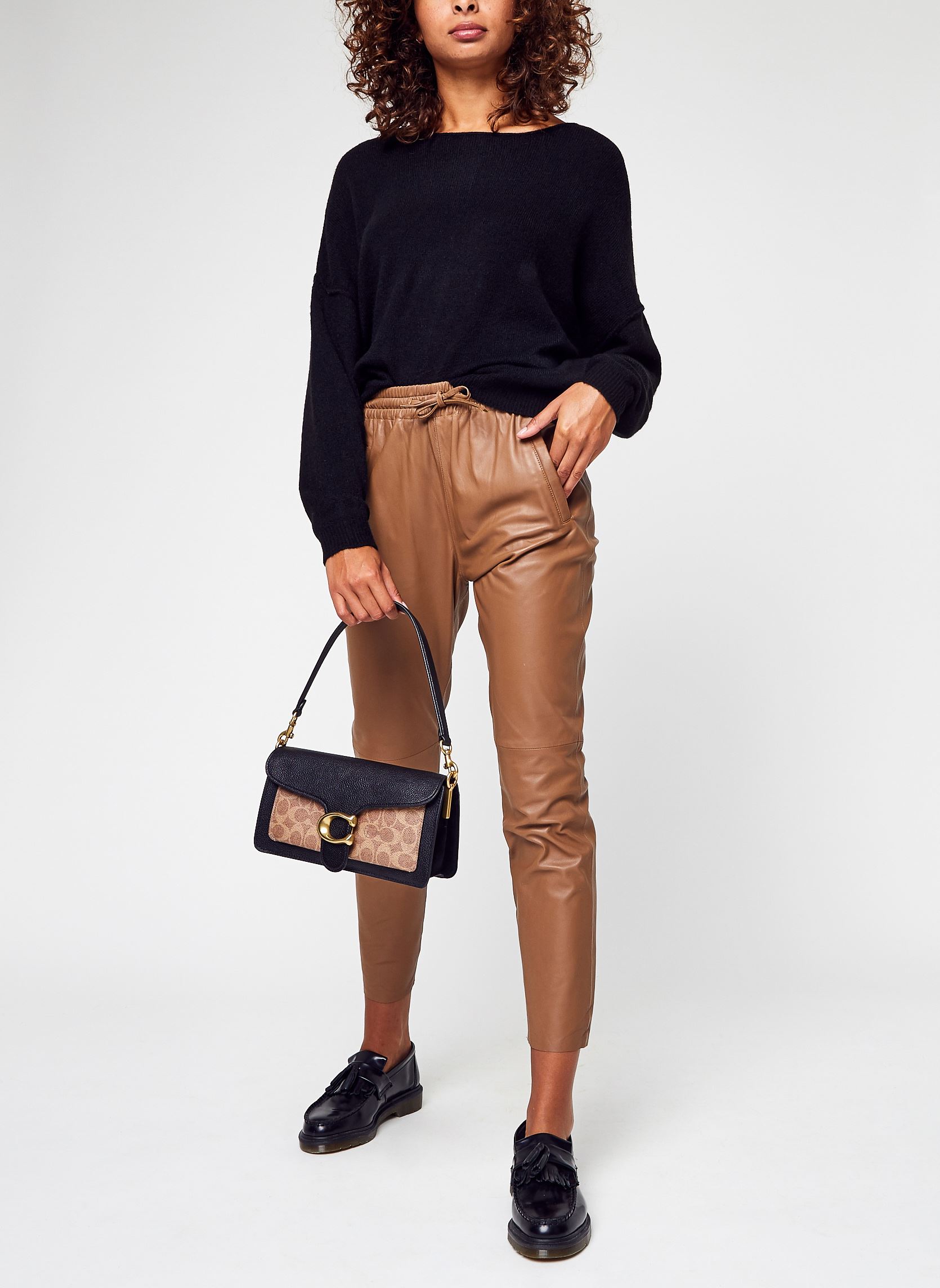 Rechte broeken GIFT dames bruin Oakwood Rechte broeken GIFT dames bruin Coffee