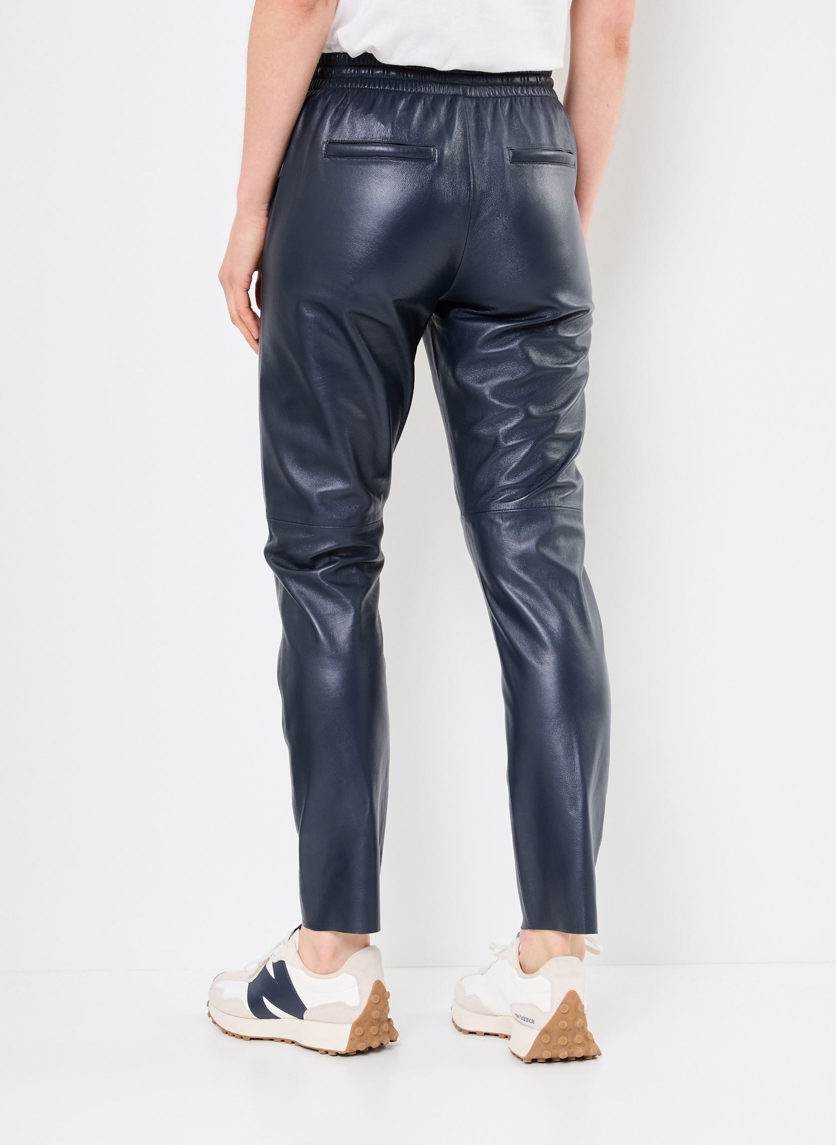 Rechte broeken GIFT dames blauw Oakwood Rechte broeken GIFT dames blauw Bleu marine