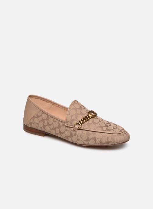 Coach Helena C Chain Loafer- Signature Jacquard (Beige) - Mocassins chez  Sarenza (440157)