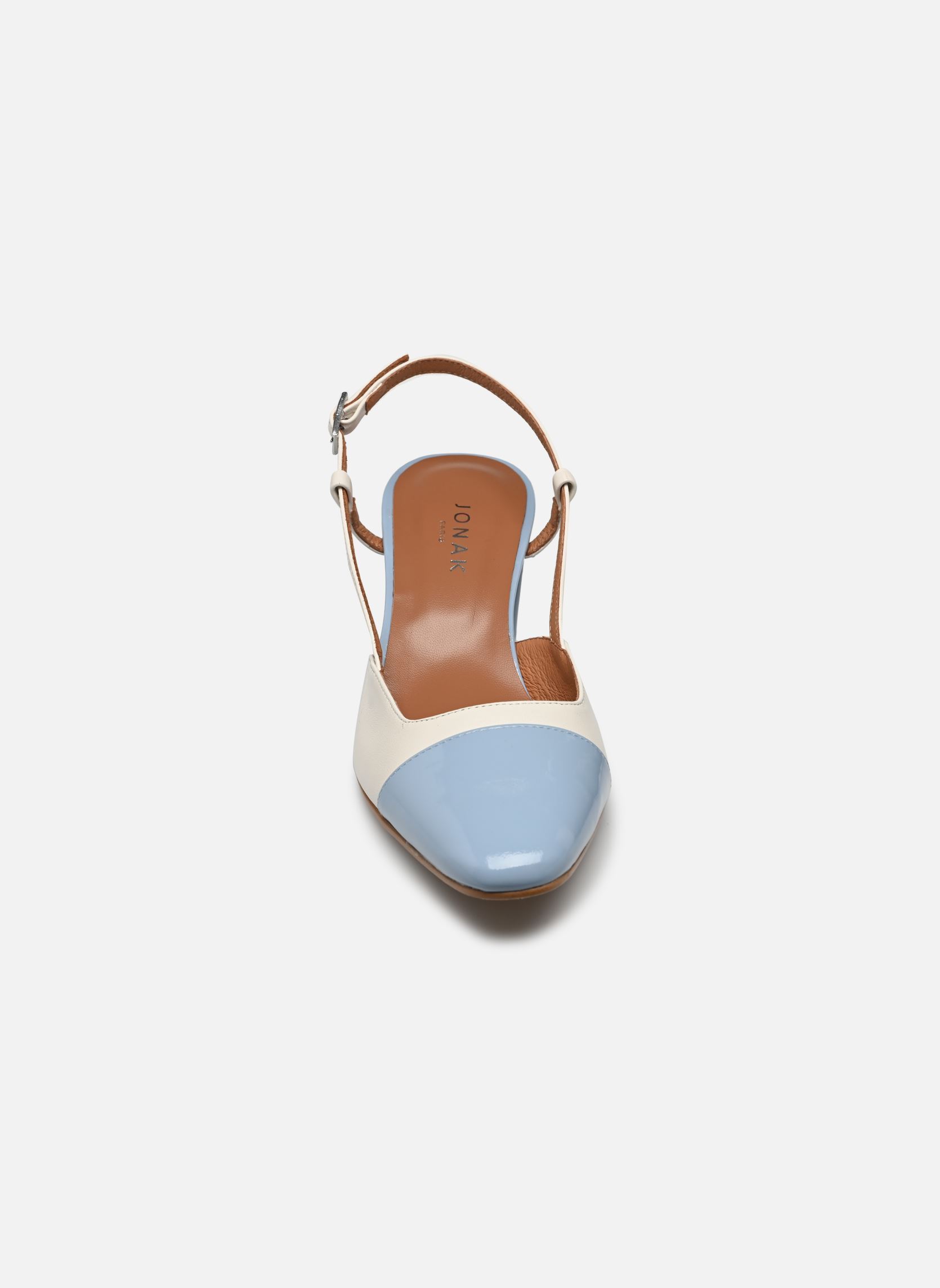 Slingback pumps DHAPOP dames wit Jonak Slingback pumps DHAPOP dames wit BLEU CLAIR/ECRU