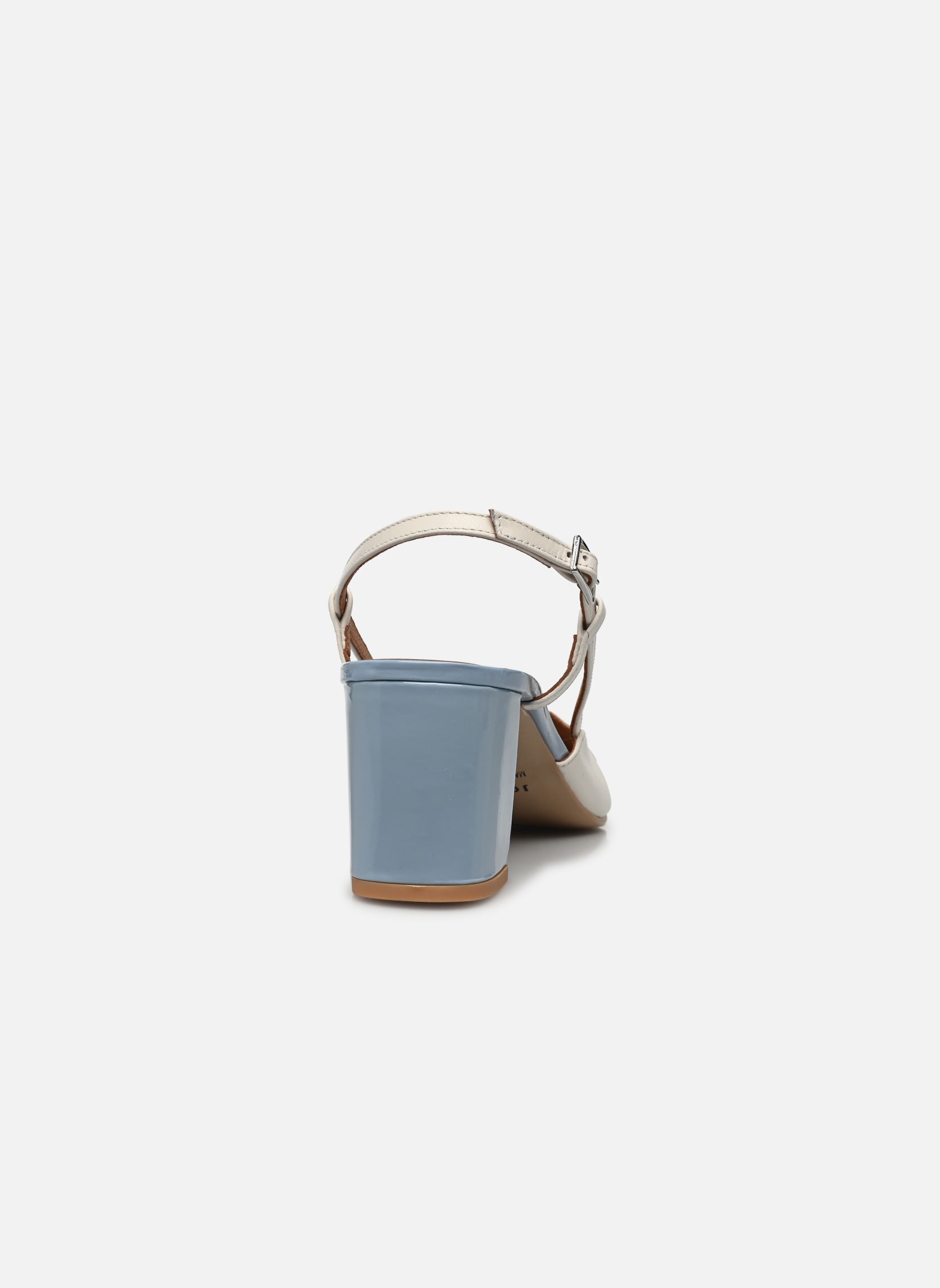 Slingback pumps DHAPOP dames wit Jonak Slingback pumps DHAPOP dames wit BLEU CLAIR/ECRU