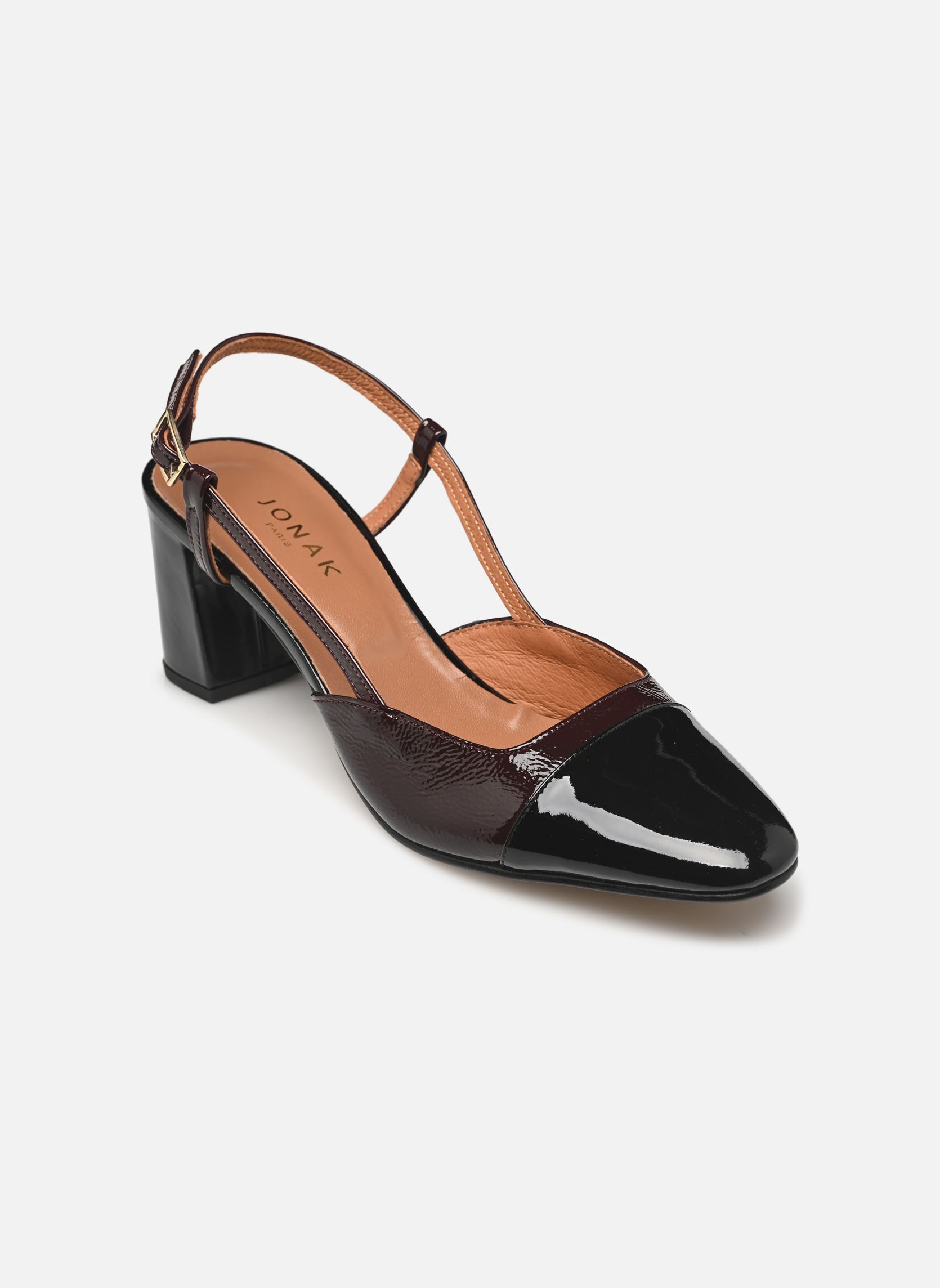 Slingback pumps DHAPOP dames bordeaux Jonak Slingback pumps DHAPOP dames bordeaux NOIR/BORDEAUX