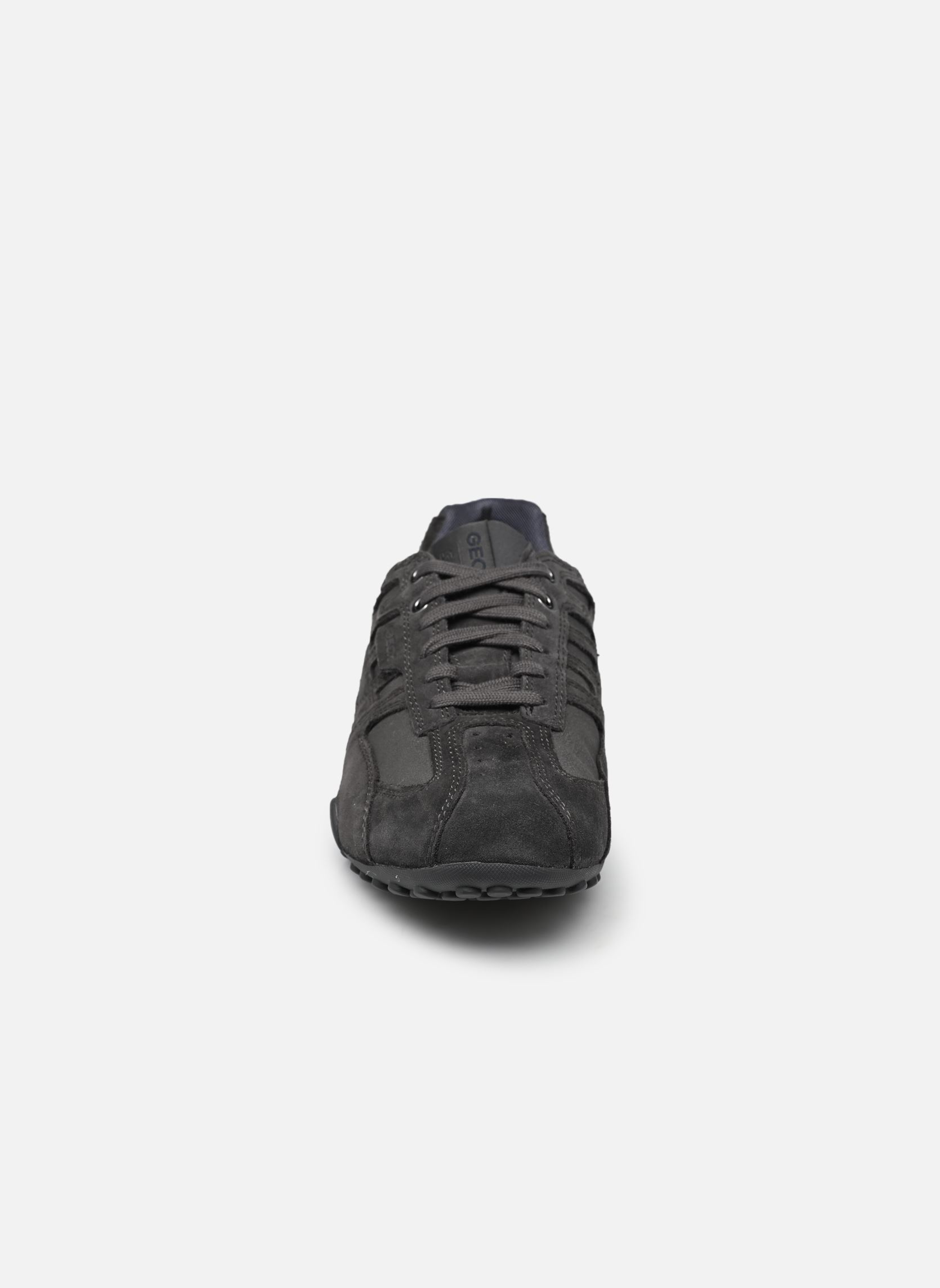 Niedrige Sneaker UOMO SNAKE herren grau Geox Niedrige Sneaker UOMO SNAKE herren grau GRAPHITE/DK BLUE