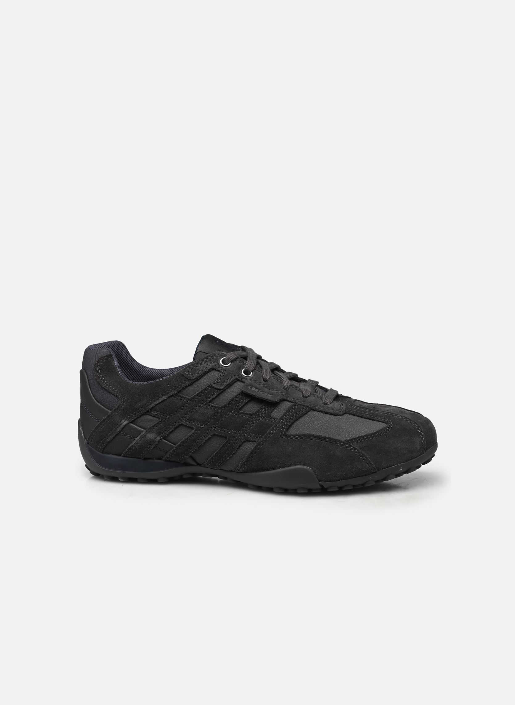 Niedrige Sneaker UOMO SNAKE herren grau Geox Niedrige Sneaker UOMO SNAKE herren grau GRAPHITE/DK BLUE