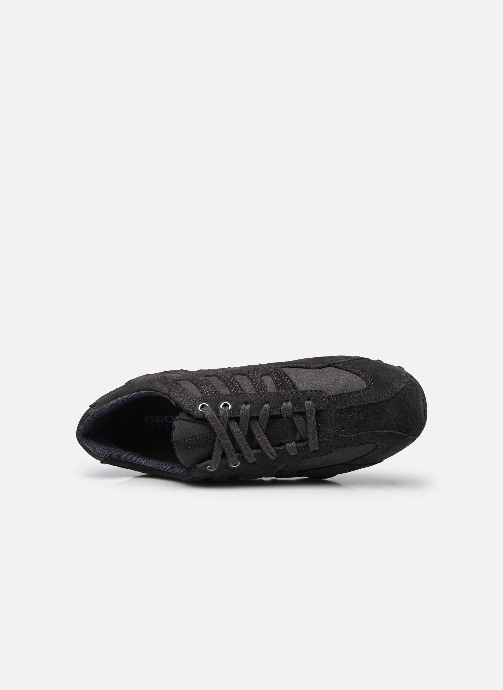 Niedrige Sneaker UOMO SNAKE herren grau Geox Niedrige Sneaker UOMO SNAKE herren grau GRAPHITE/DK BLUE