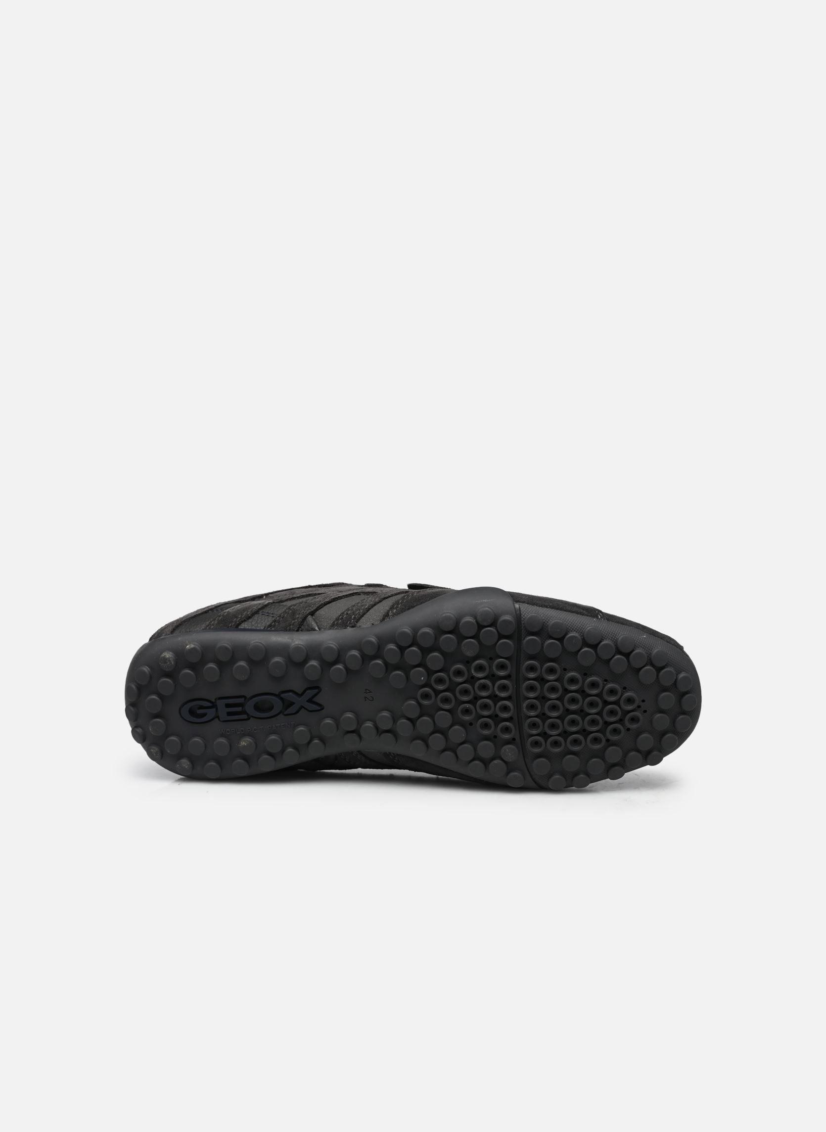 Niedrige Sneaker UOMO SNAKE herren grau Geox Niedrige Sneaker UOMO SNAKE herren grau GRAPHITE/DK BLUE