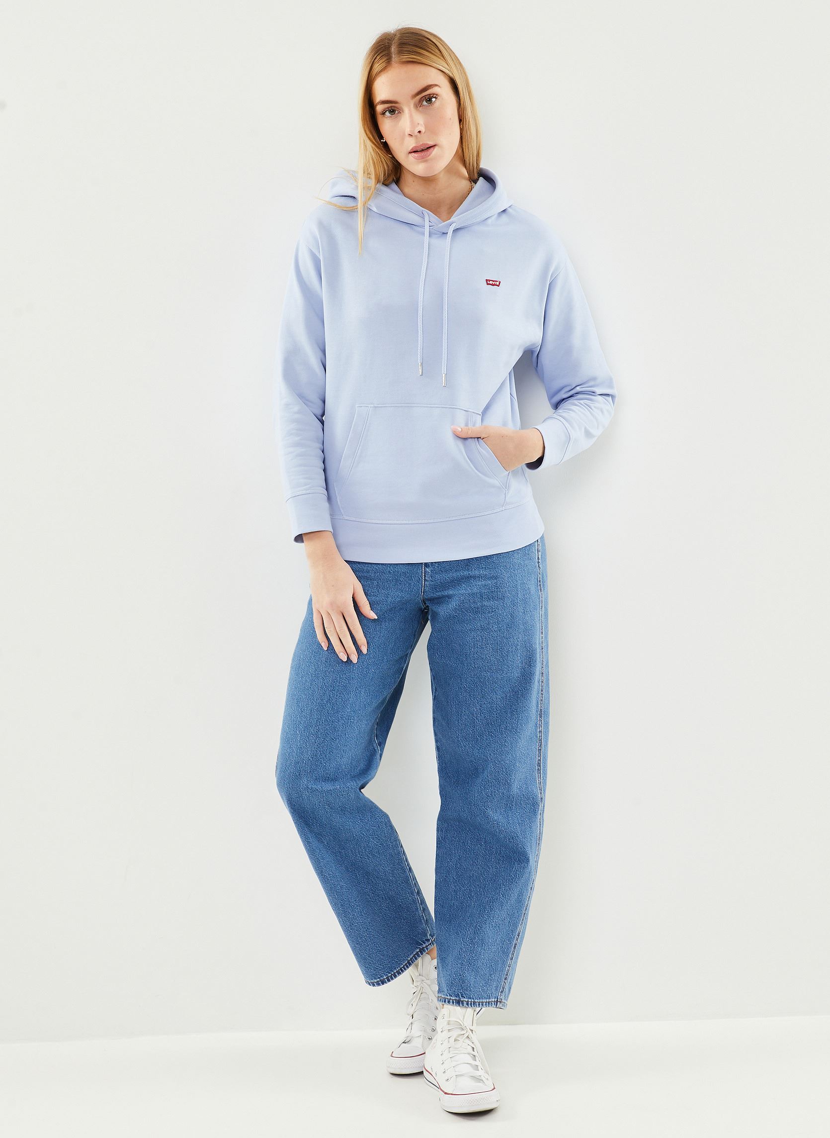 Kapuzenpullover Standard Hoodie damen blau Levi's Kapuzenpullover Standard Hoodie damen blau Brunnera Blue