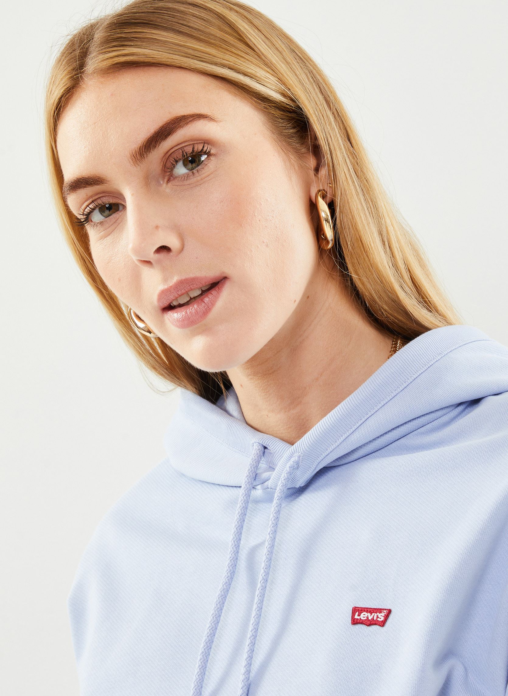 Kapuzenpullover Standard Hoodie damen blau Levi's Kapuzenpullover Standard Hoodie damen blau Brunnera Blue