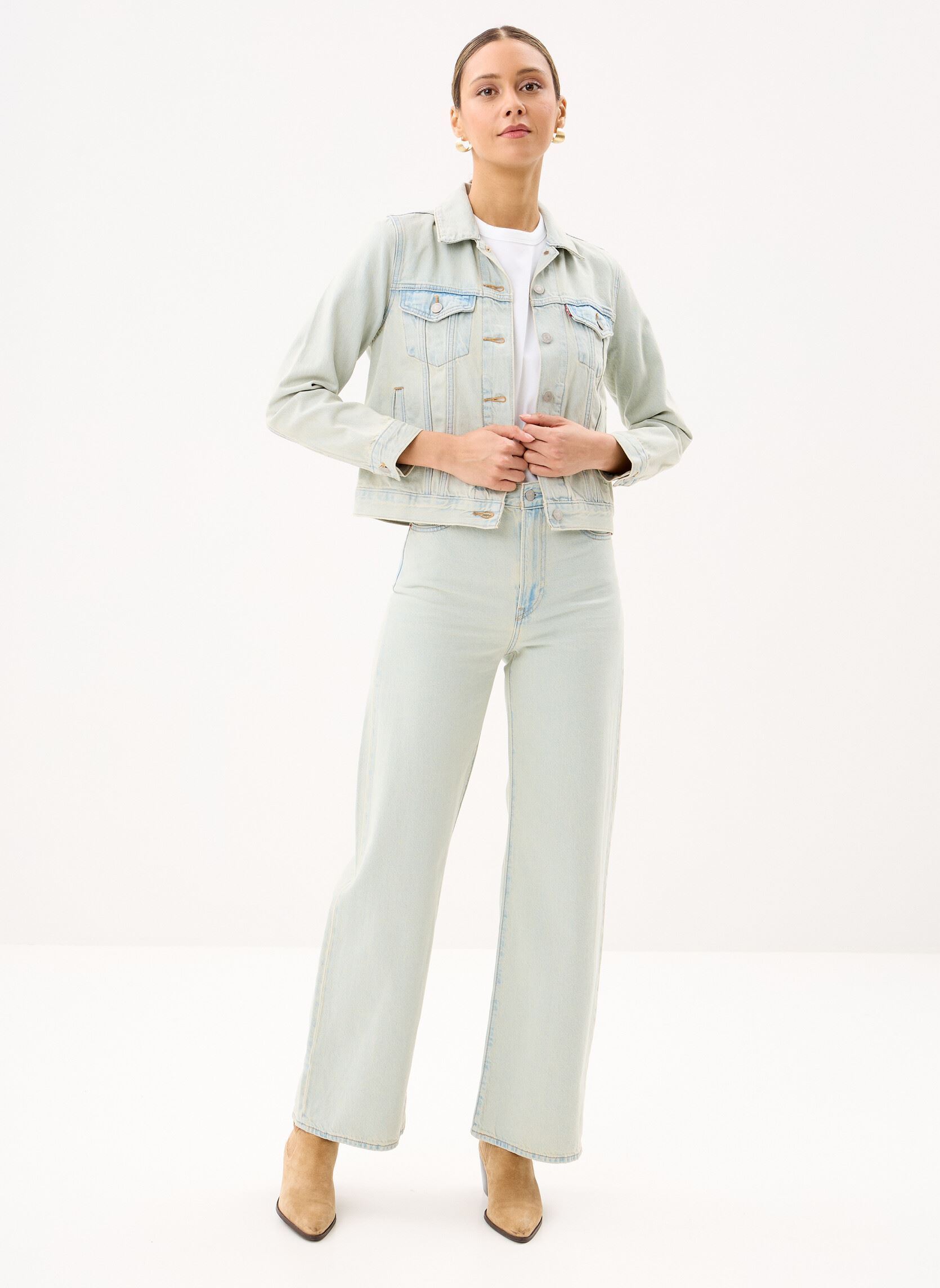 Vestes en jean Original Trucker femme bleu Levi's Vestes en jean Original Trucker femme bleu DE ORO TRUCKER