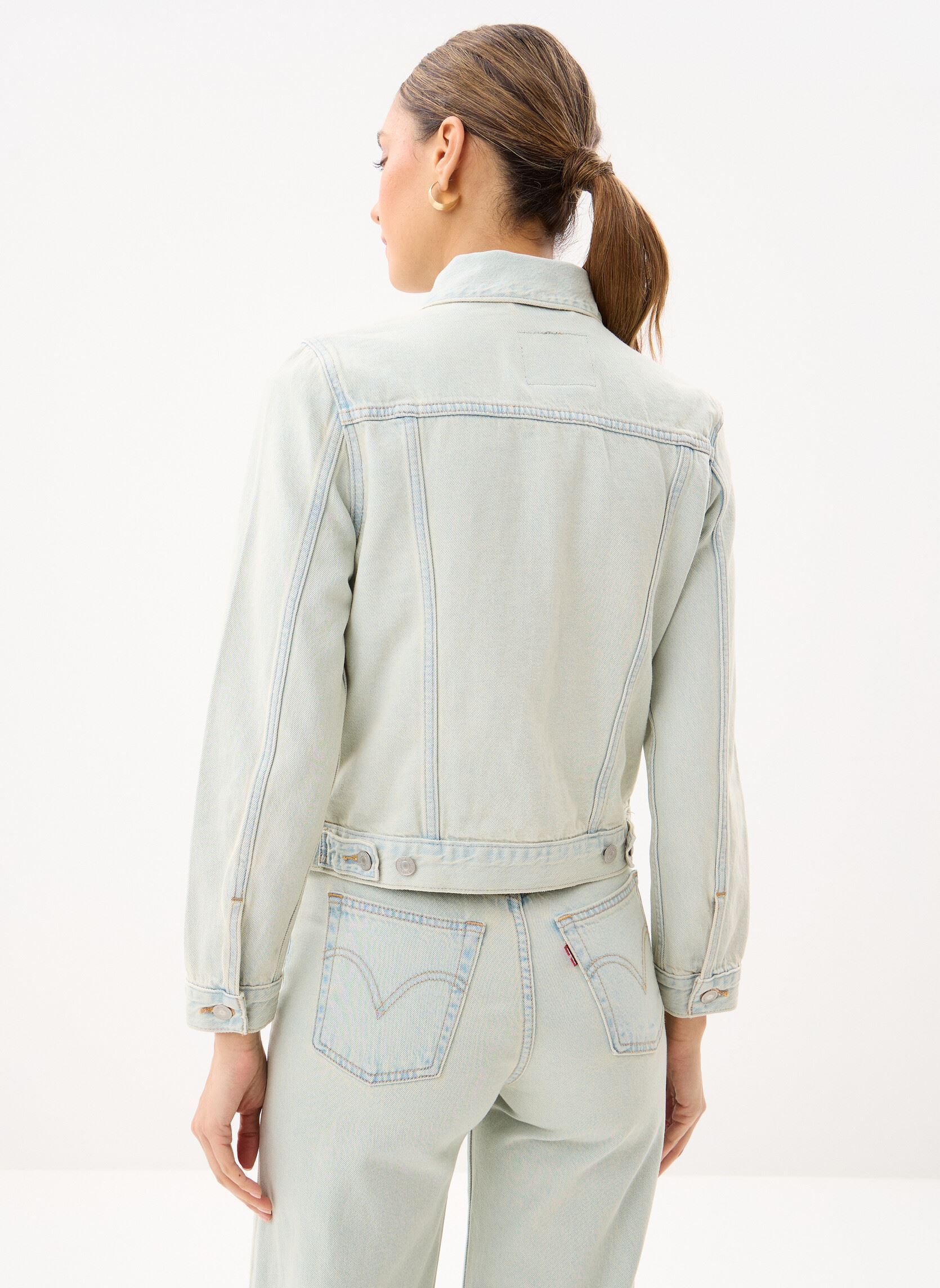 Vestes en jean Original Trucker femme bleu Levi's Vestes en jean Original Trucker femme bleu DE ORO TRUCKER