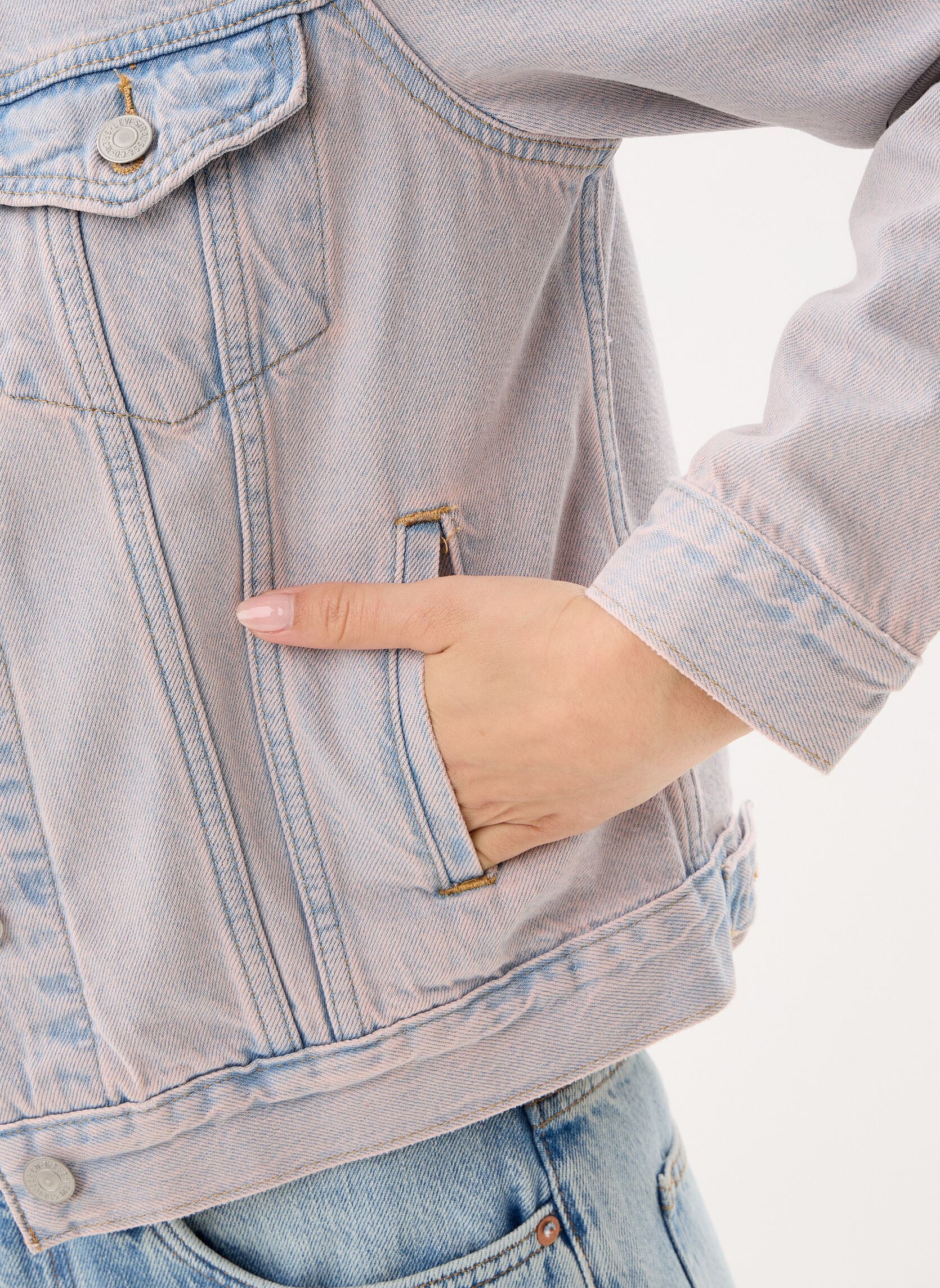 Vestes en jean Original Trucker femme rose Levi's Vestes en jean Original Trucker femme rose ROSE UP TRUCKER