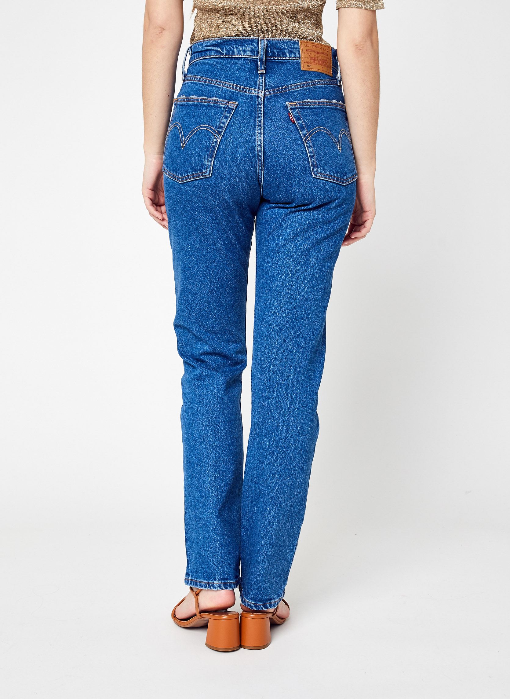 Jeans droit 501® Crop femme bleu Levi's Jeans droit 501® Crop femme bleu JAZZ POP