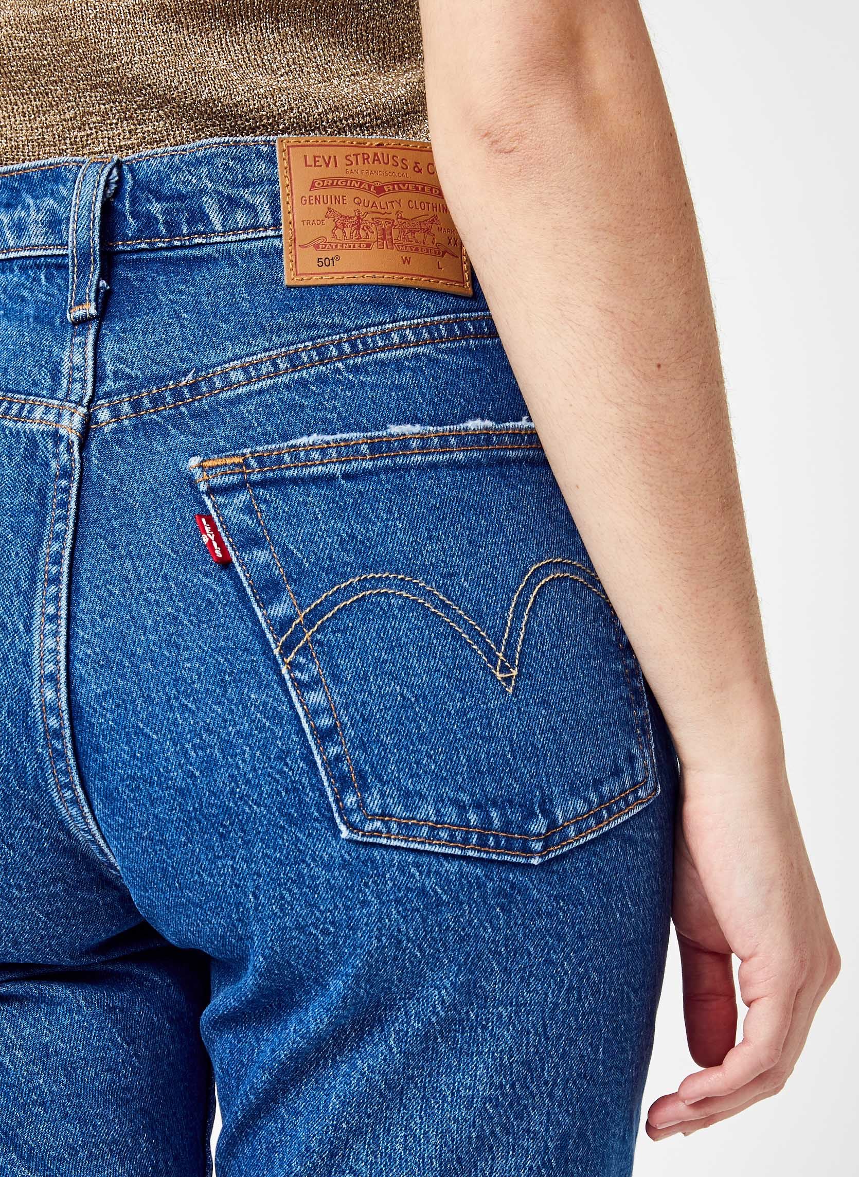Jeans droit 501® Crop femme bleu Levi's Jeans droit 501® Crop femme bleu JAZZ POP