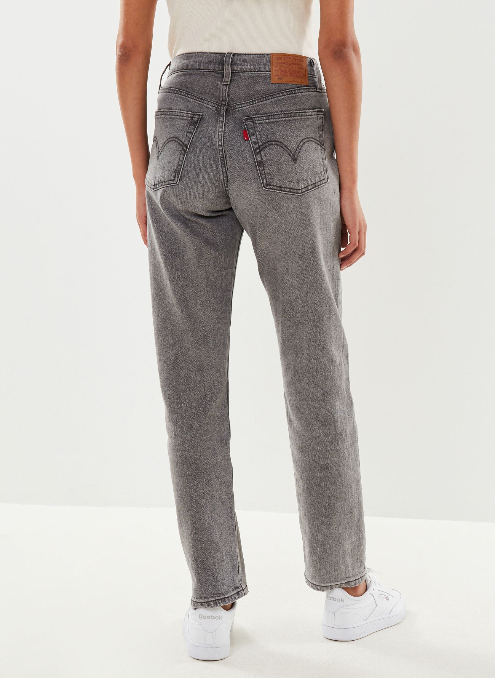 Jeans droit 501® Crop femme gris Levi's Jeans droit 501® Crop femme gris WORN IN
