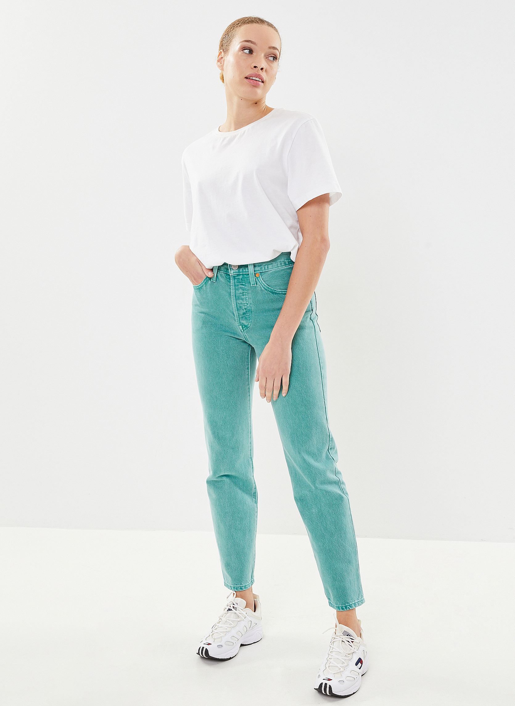 Jeans diritti 501® Crop donna verde Levi's Jeans diritti 501® Crop donna verde DUSTY BERYL GREEN 50