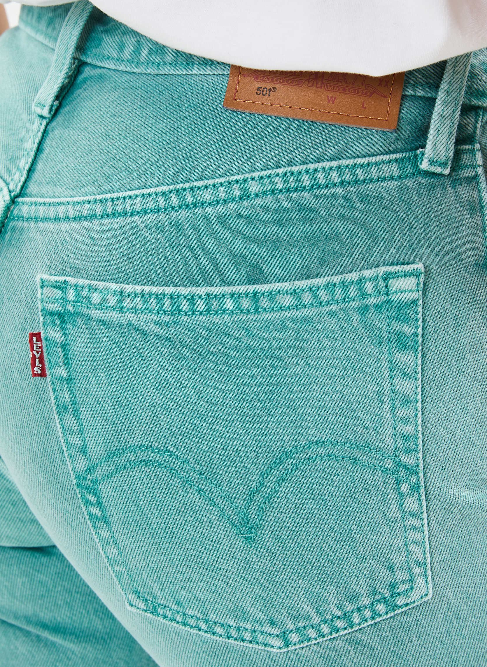Jeans diritti 501® Crop donna verde Levi's Jeans diritti 501® Crop donna verde DUSTY BERYL GREEN 50