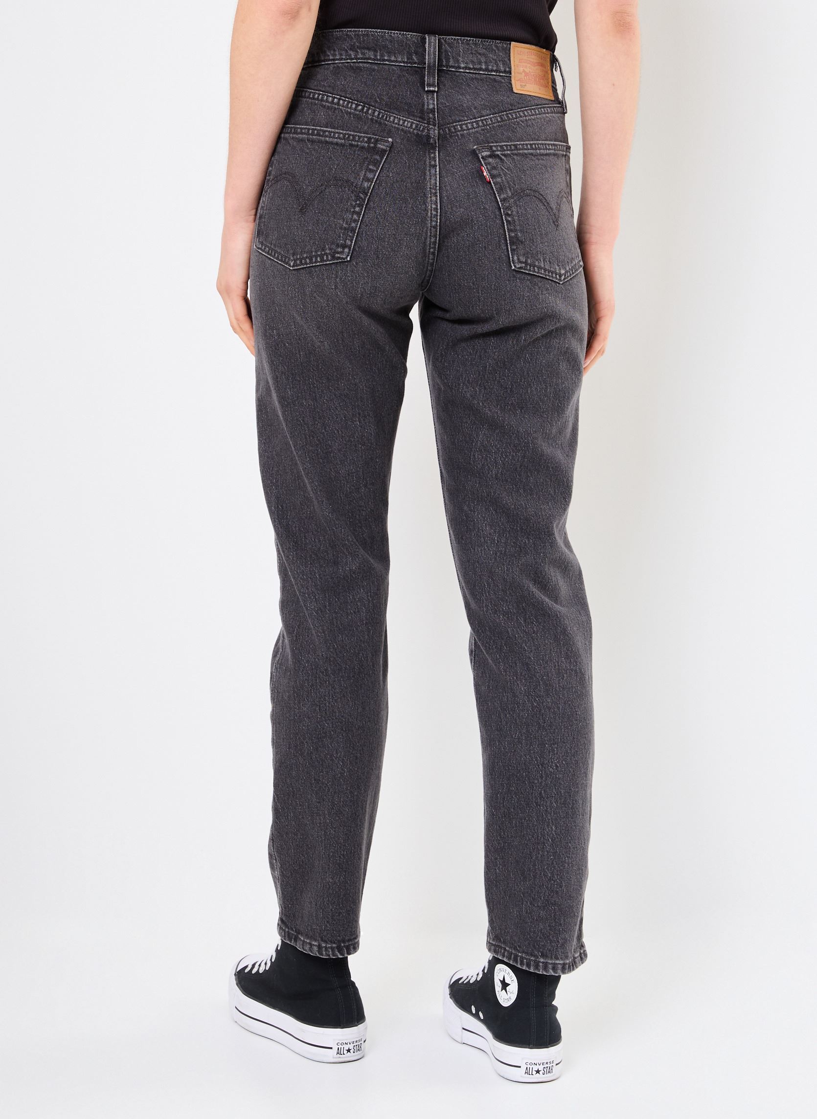 Rechte jeans / Straight Leg Jeans 501® Crop dames zwart Levi's Rechte jeans / Straight Leg Jeans 501® Crop dames zwart LONG LIVE THE QUEEN