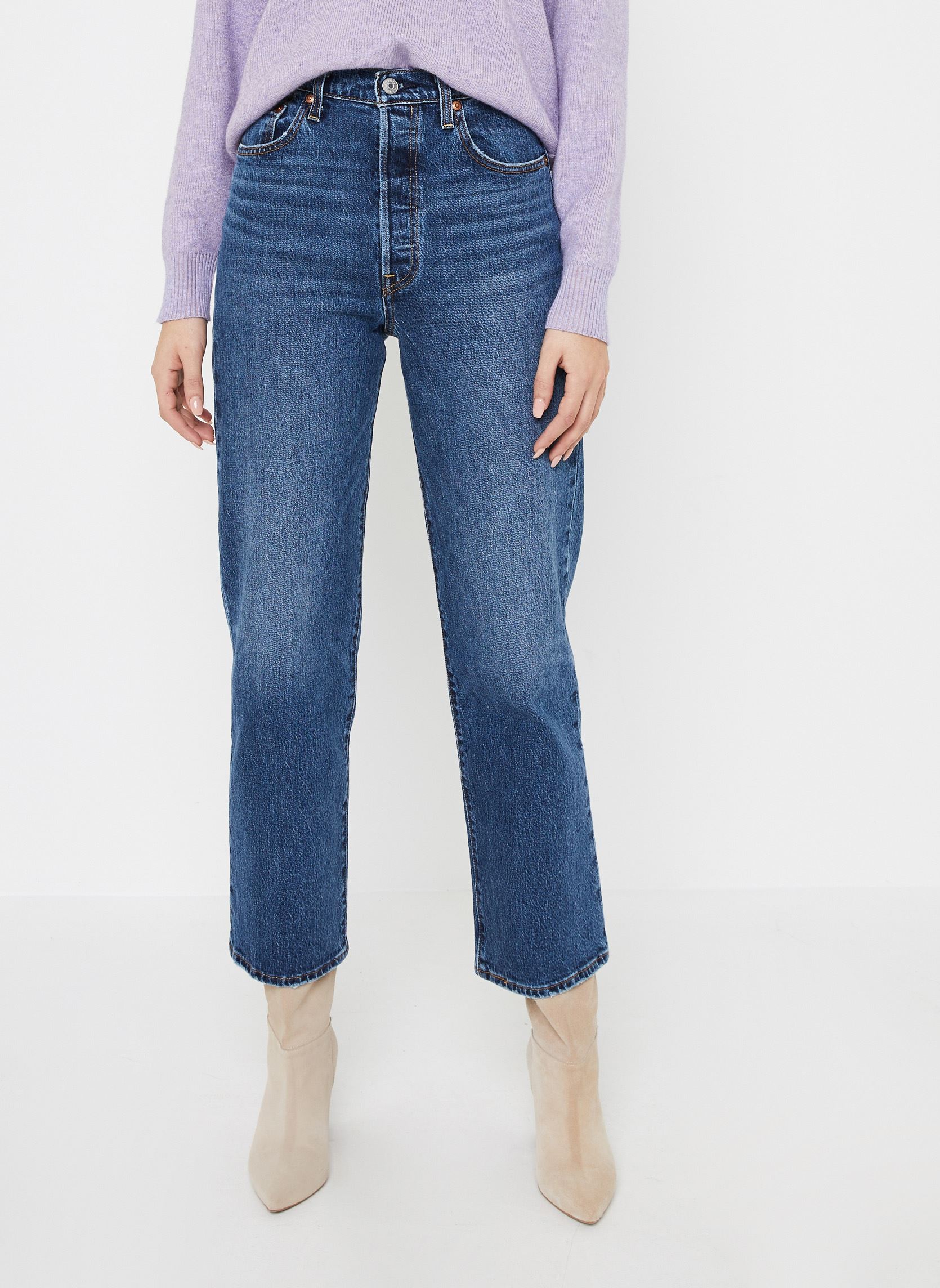 Jeans Levis RIBCAGE STRAIGHT ANKLE US - vue 5