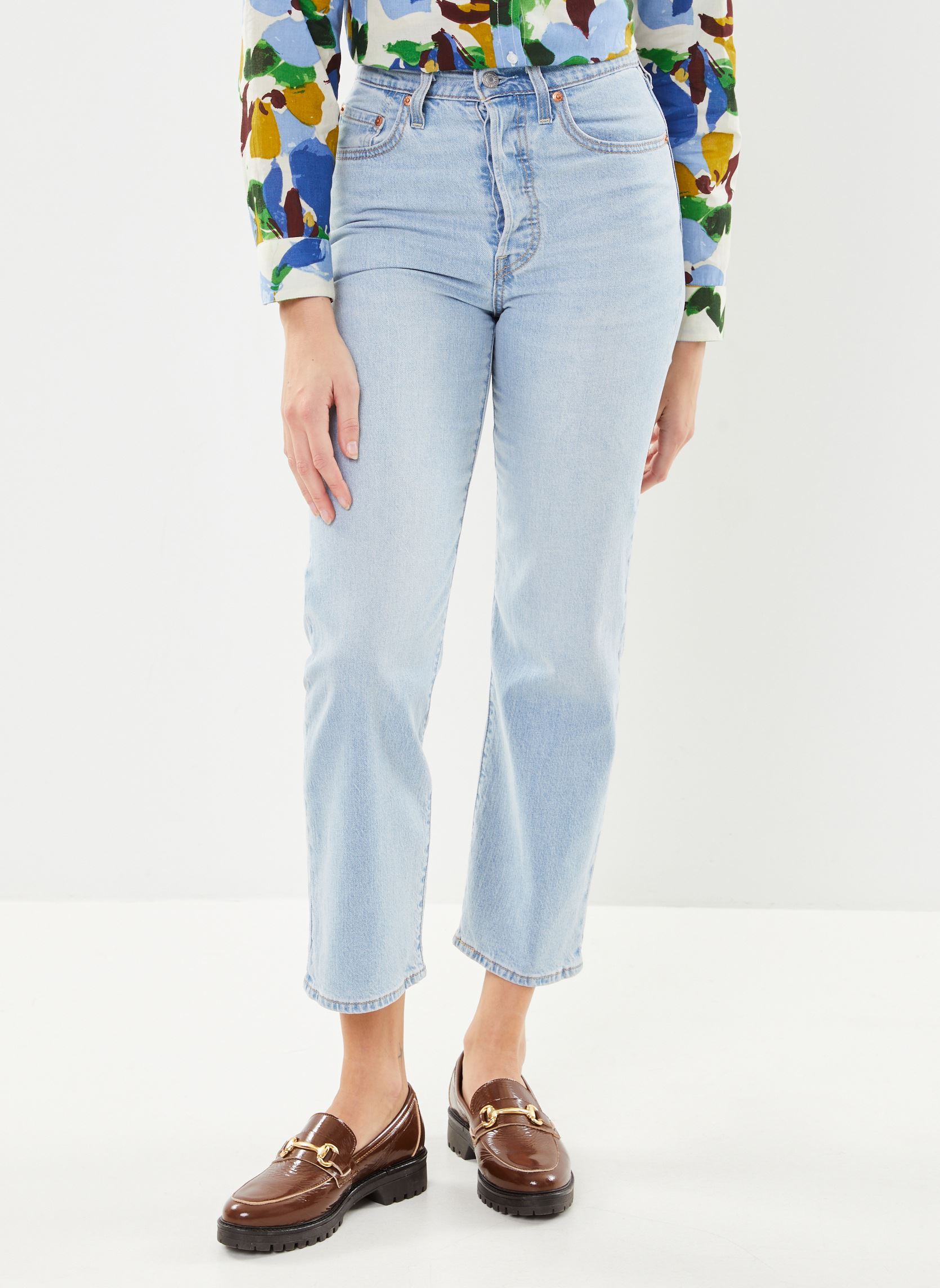 Jeans Levis RIBCAGE STRAIGHT ANKLE US - vue 6