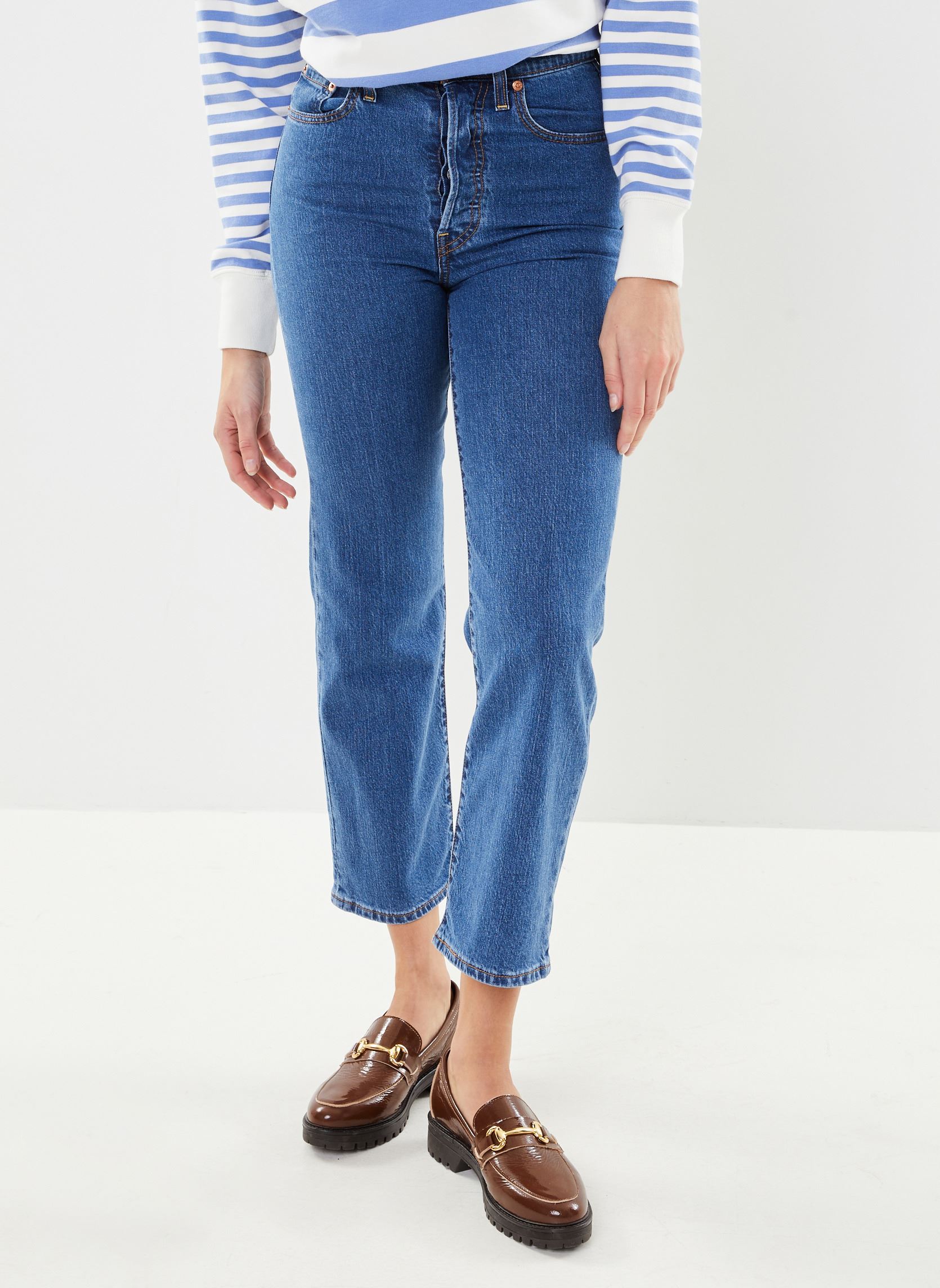 Jeans Levis RIBCAGE STRAIGHT ANKLE US - vue 10