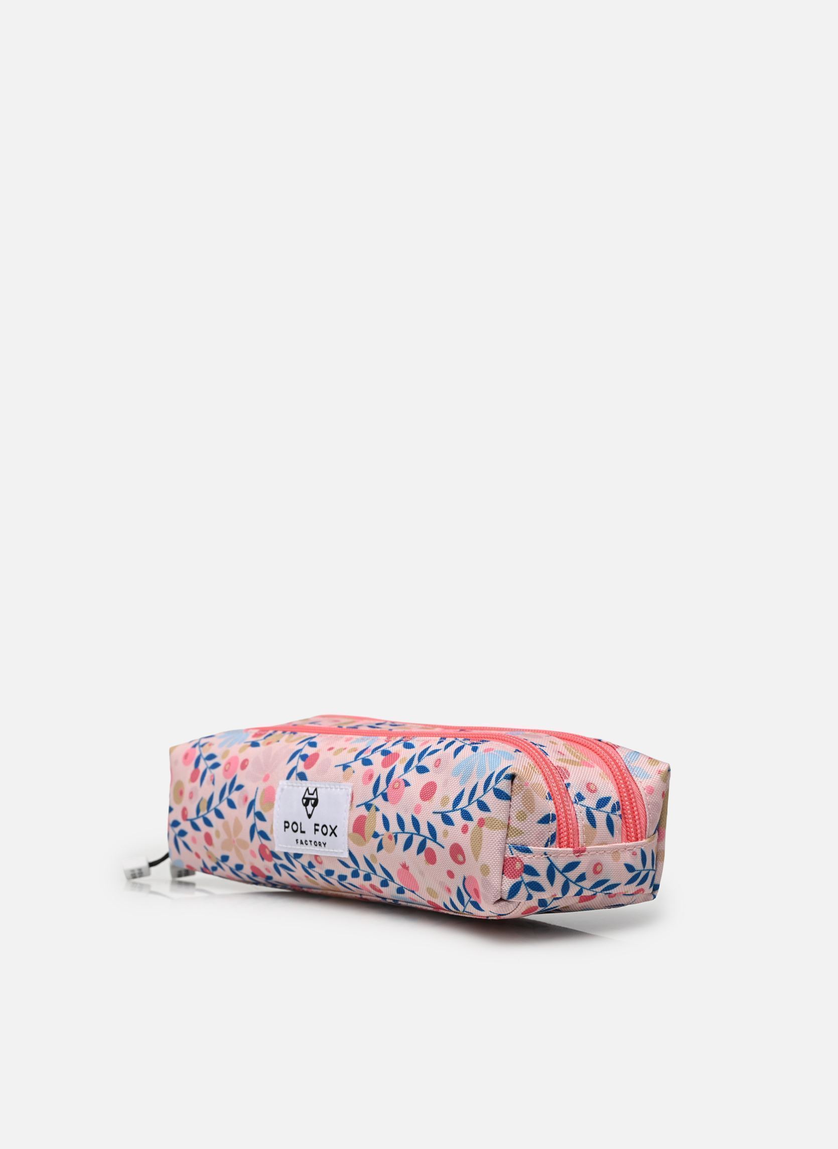 Trousses scolaire Trousse double fille rose Pol Fox Trousses scolaire Trousse double fille rose HAPPY BLUSH