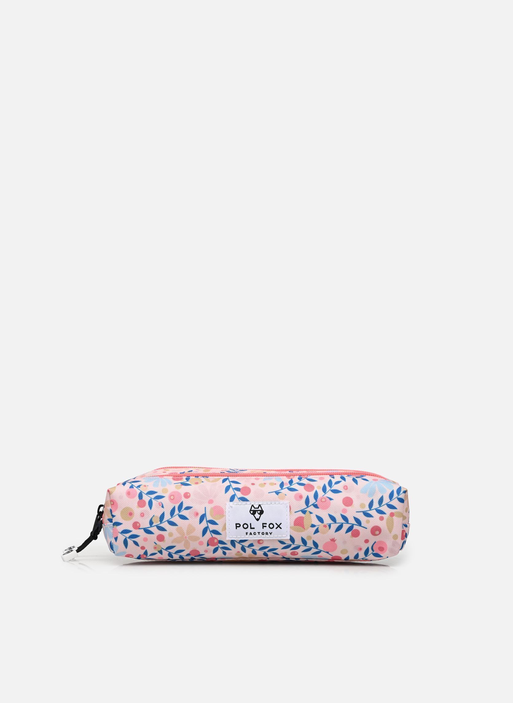 Trousses scolaire Trousse double fille rose Pol Fox Trousses scolaire Trousse double fille rose HAPPY BLUSH