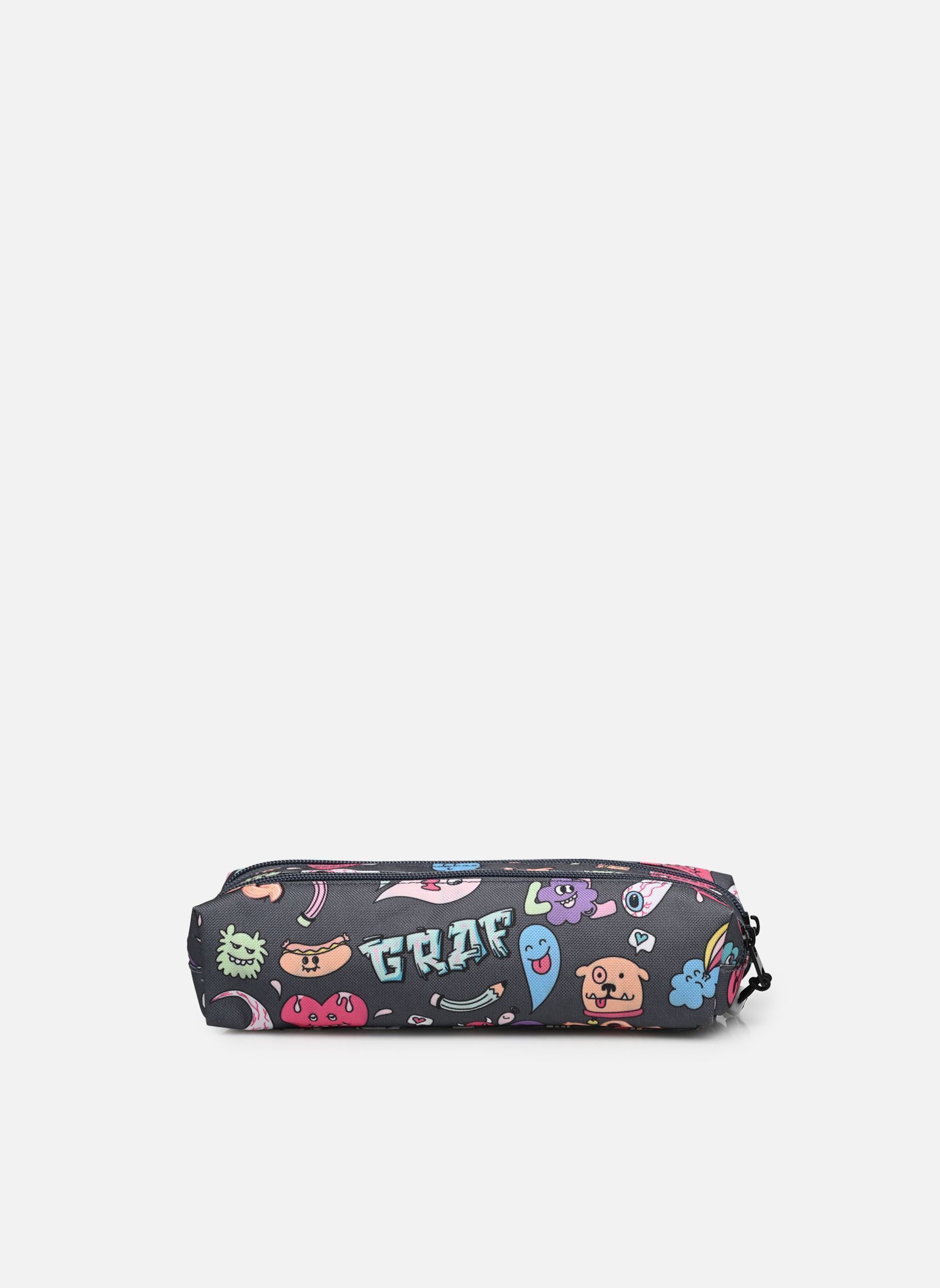 Trousses scolaire Trousse double garçon gris Pol Fox Trousses scolaire Trousse double garçon gris SREET ART