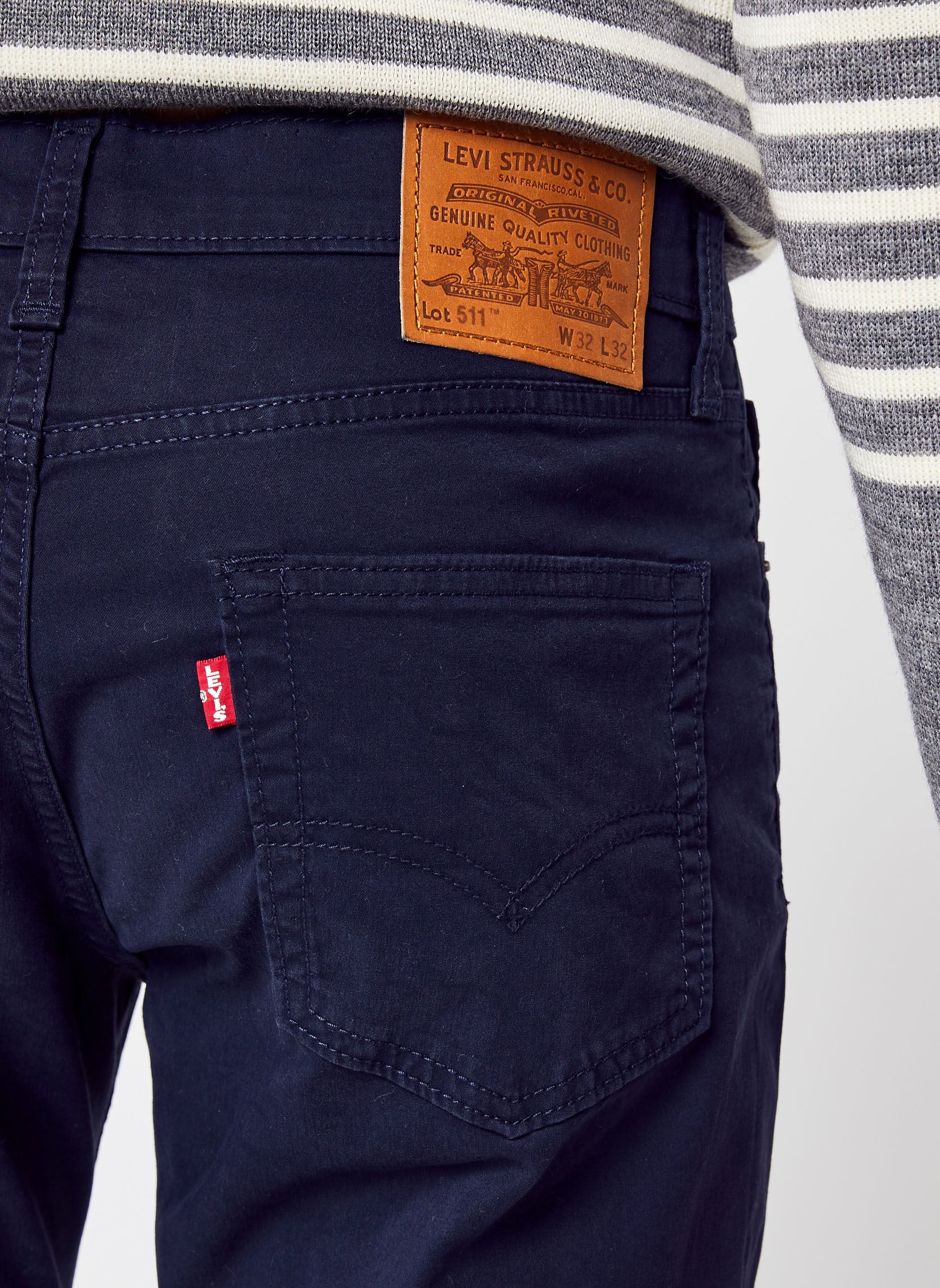 Jeans slim et skinny 511™ SLIM homme bleu Levi's Jeans slim et skinny 511™ SLIM homme bleu Baltic Navy Sueded S