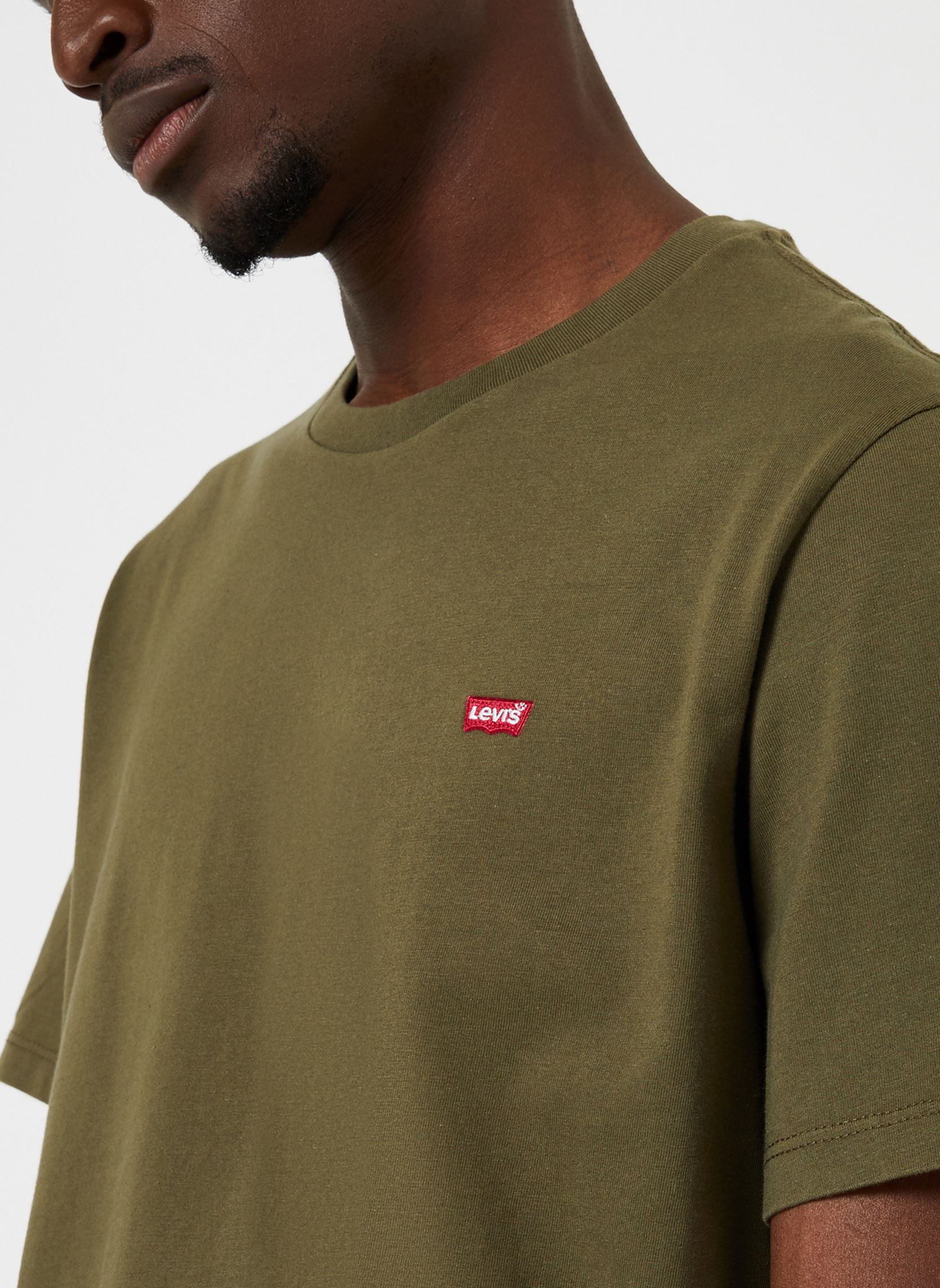 Tee-shirts SS ORIGINAL HM TEE homme vert Levi's Tee-shirts SS ORIGINAL HM TEE homme vert Olive night