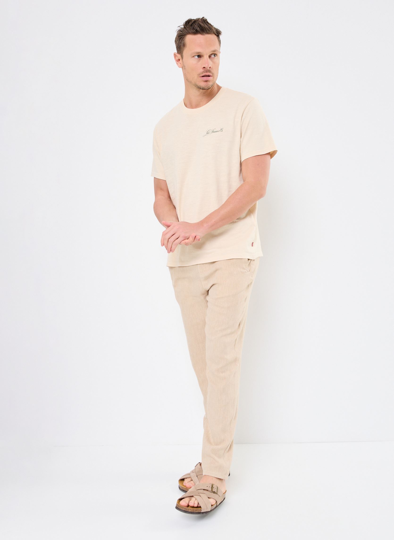 Tee-shirts SS RELAXED FIT TEE homme blanc Levi's Tee-shirts SS RELAXED FIT TEE homme blanc ARCHIVAL LEVI STRAUSS POSTER B
