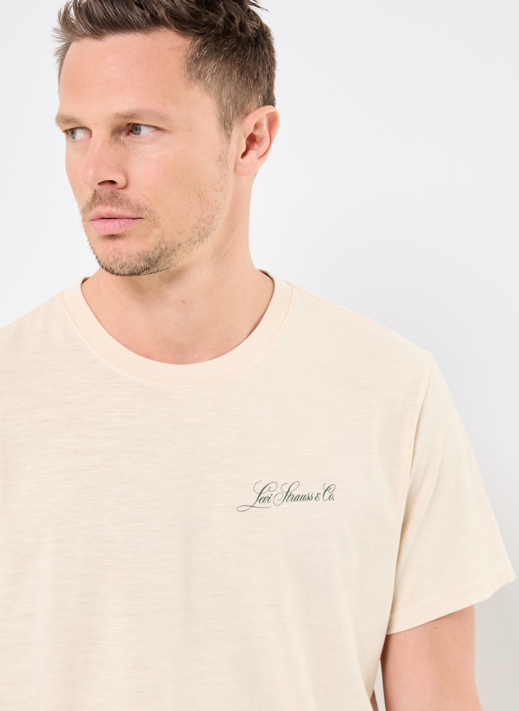 Tee-shirts SS RELAXED FIT TEE homme blanc Levi's Tee-shirts SS RELAXED FIT TEE homme blanc ARCHIVAL LEVI STRAUSS POSTER B