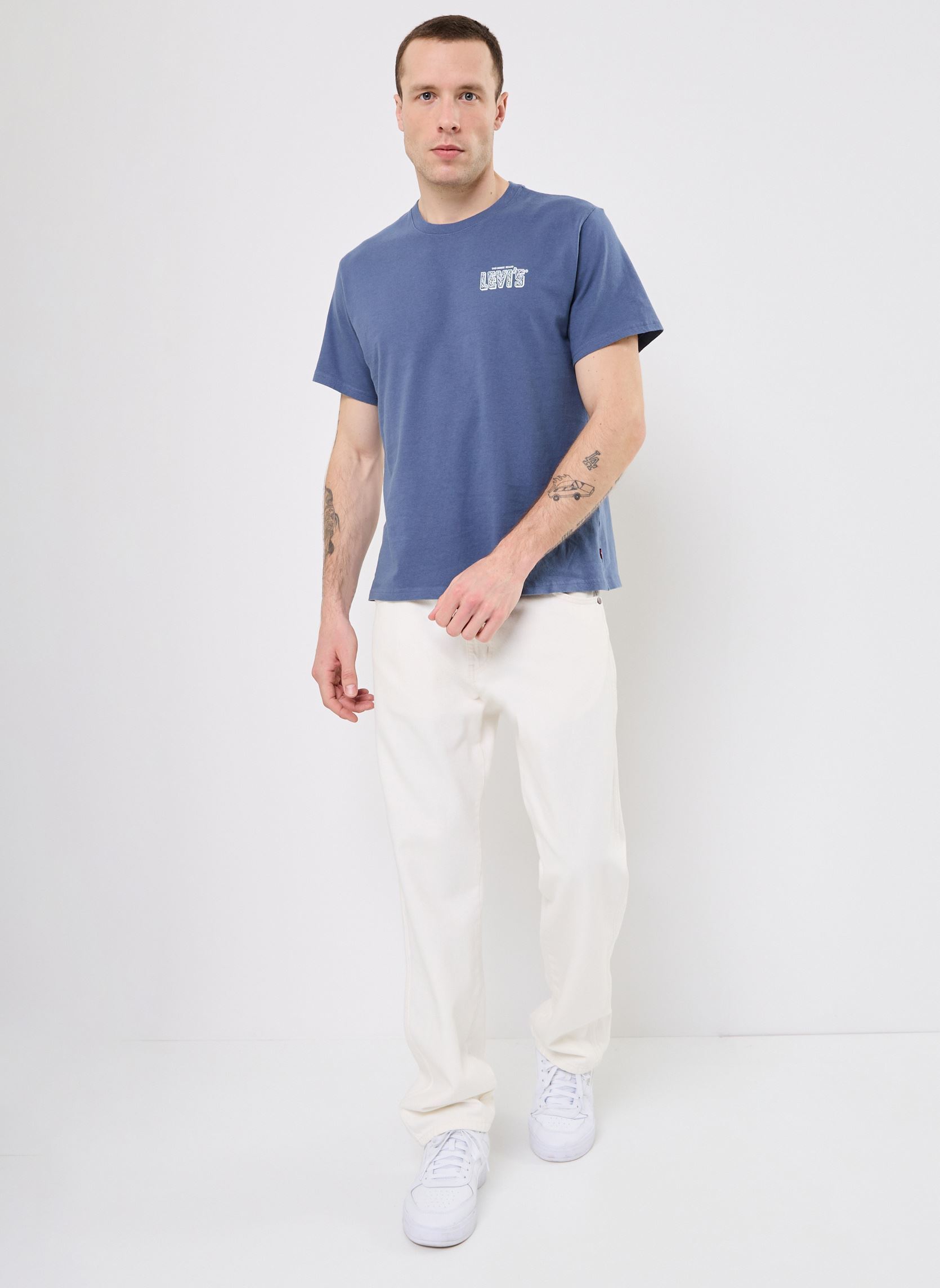 T-Shirt Uomo Levi's SS Relaxed Fit, Archive Sport Prep E, Morbida E Leggera, Vestibilità Comoda, Originale - 5