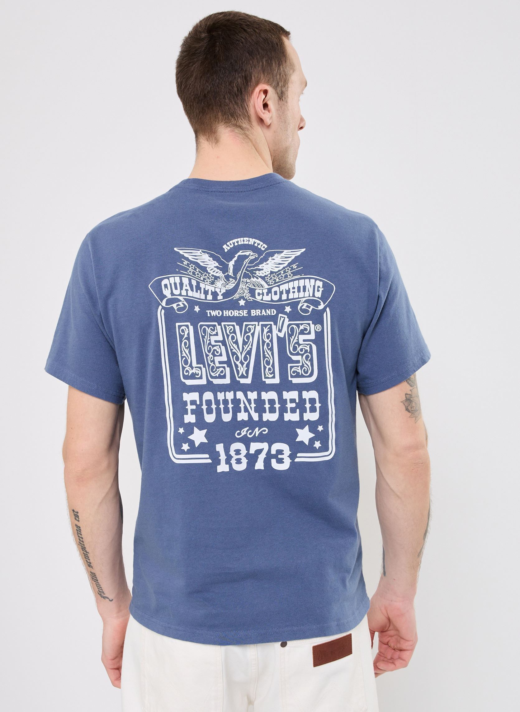 Tee-shirts SS RELAXED FIT TEE homme bleu Levi's Tee-shirts SS RELAXED FIT TEE homme bleu LEVIS FOUNDED ARCHIVAL VINTAGE