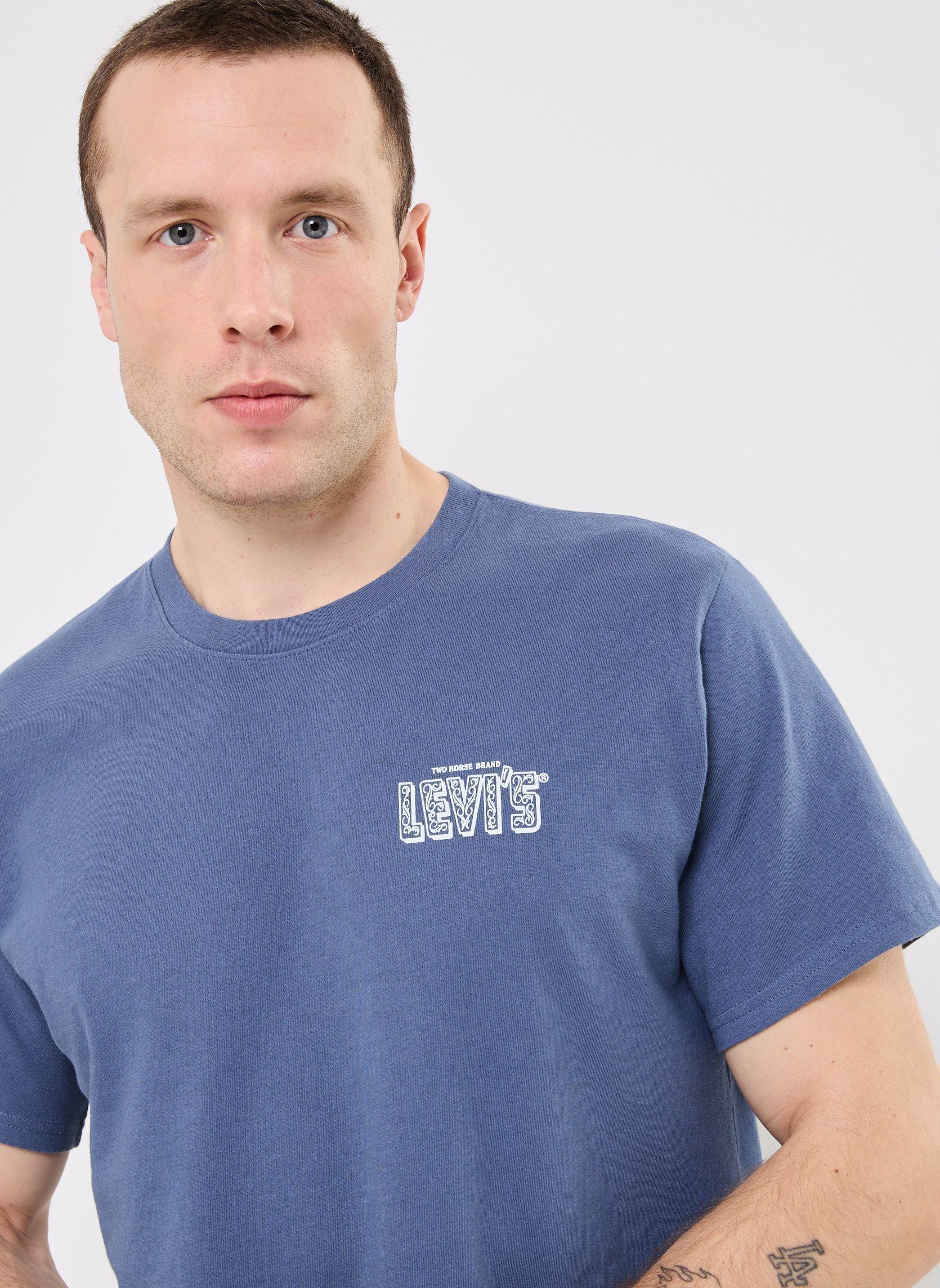 Tee-shirts SS RELAXED FIT TEE homme bleu Levi's Tee-shirts SS RELAXED FIT TEE homme bleu LEVIS FOUNDED ARCHIVAL VINTAGE