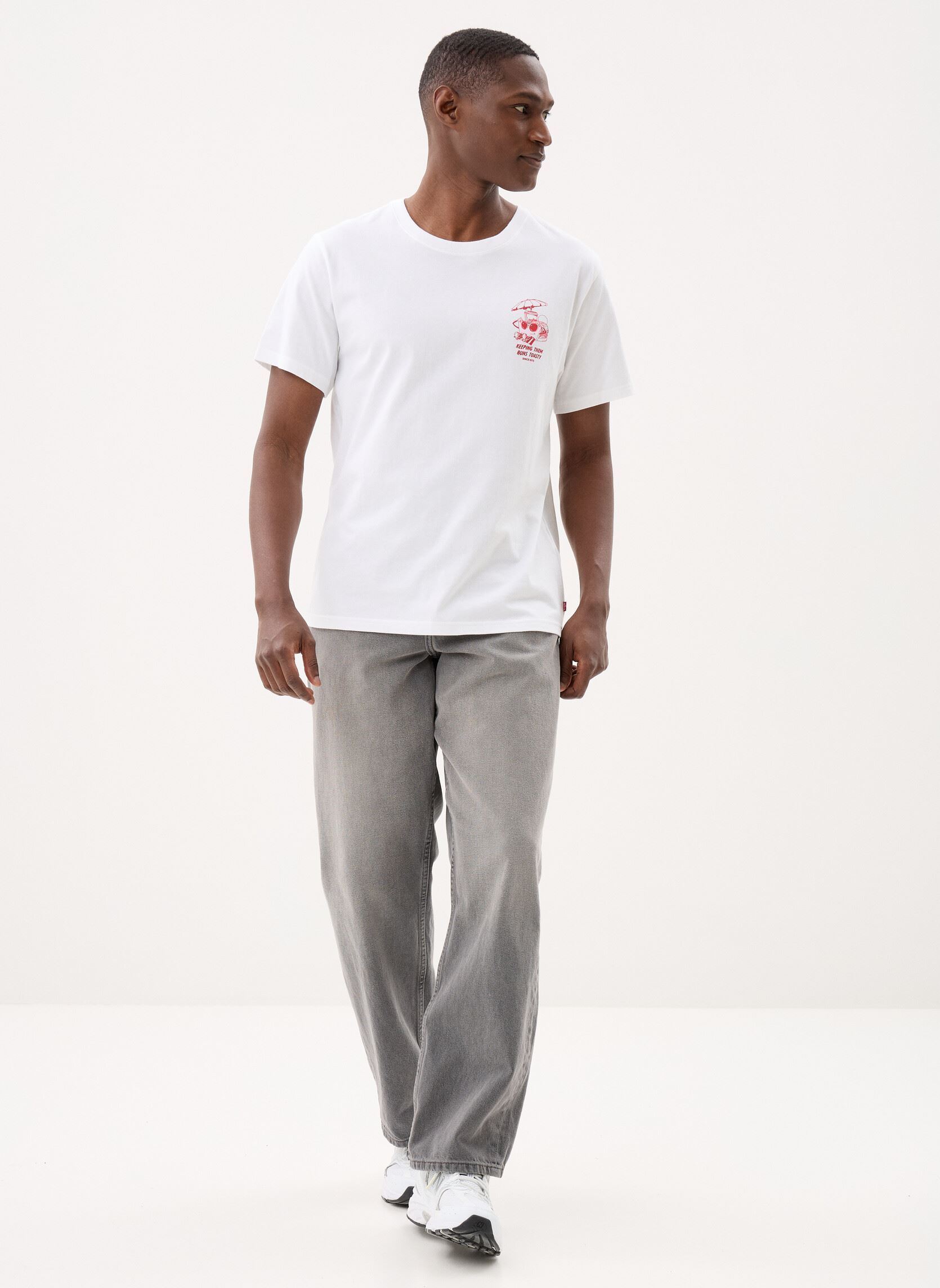 Tee-shirts SS RELAXED FIT TEE homme blanc Levi's Tee-shirts SS RELAXED FIT TEE homme blanc Ls Fresh White Plus