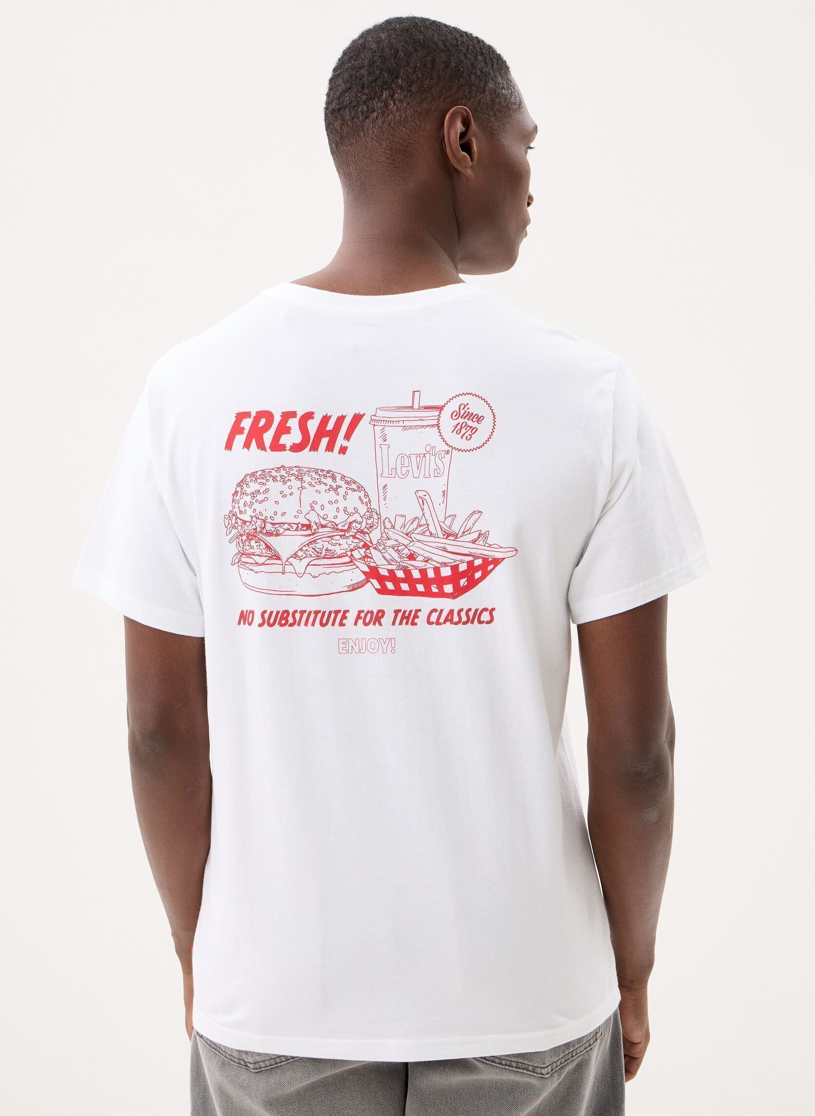 Tee-shirts SS RELAXED FIT TEE homme blanc Levi's Tee-shirts SS RELAXED FIT TEE homme blanc Ls Fresh White Plus