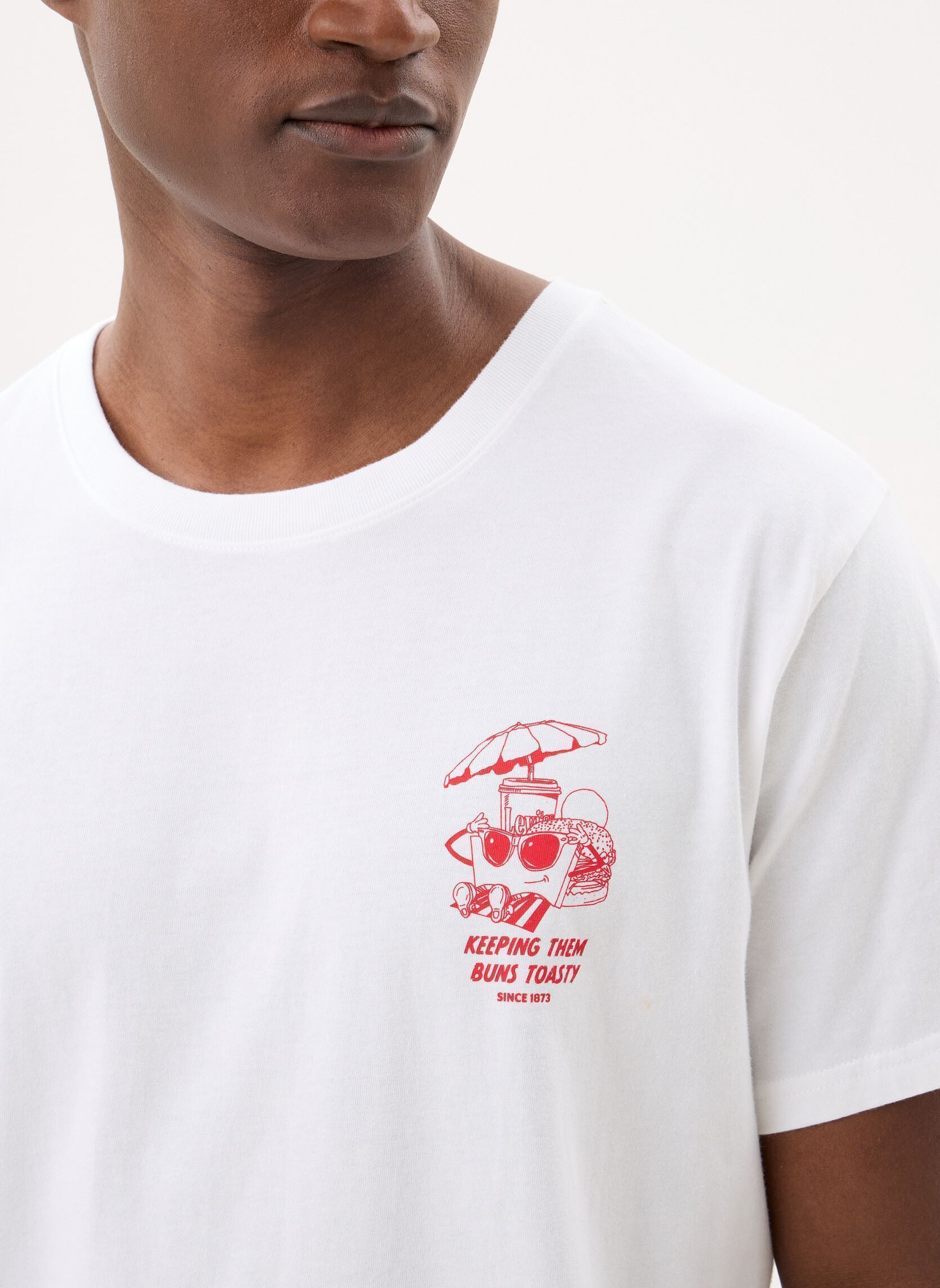 Tee-shirts SS RELAXED FIT TEE homme blanc Levi's Tee-shirts SS RELAXED FIT TEE homme blanc Ls Fresh White Plus