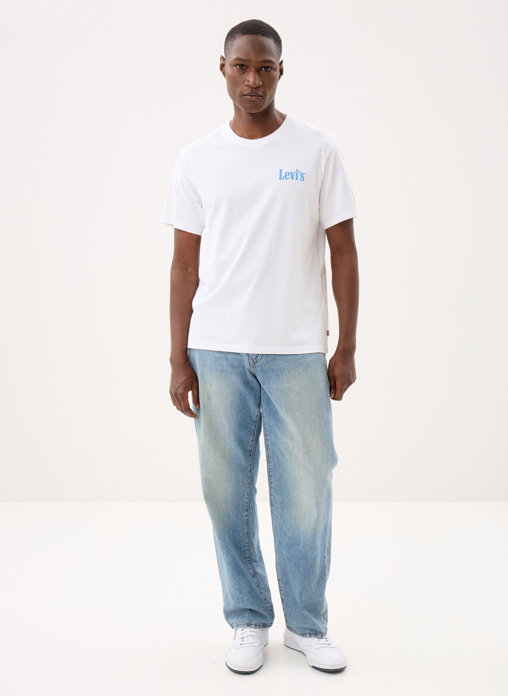 Tee-shirts SS RELAXED FIT TEE homme blanc Levi's Tee-shirts SS RELAXED FIT TEE homme blanc Coastal Creative Poolside Srt