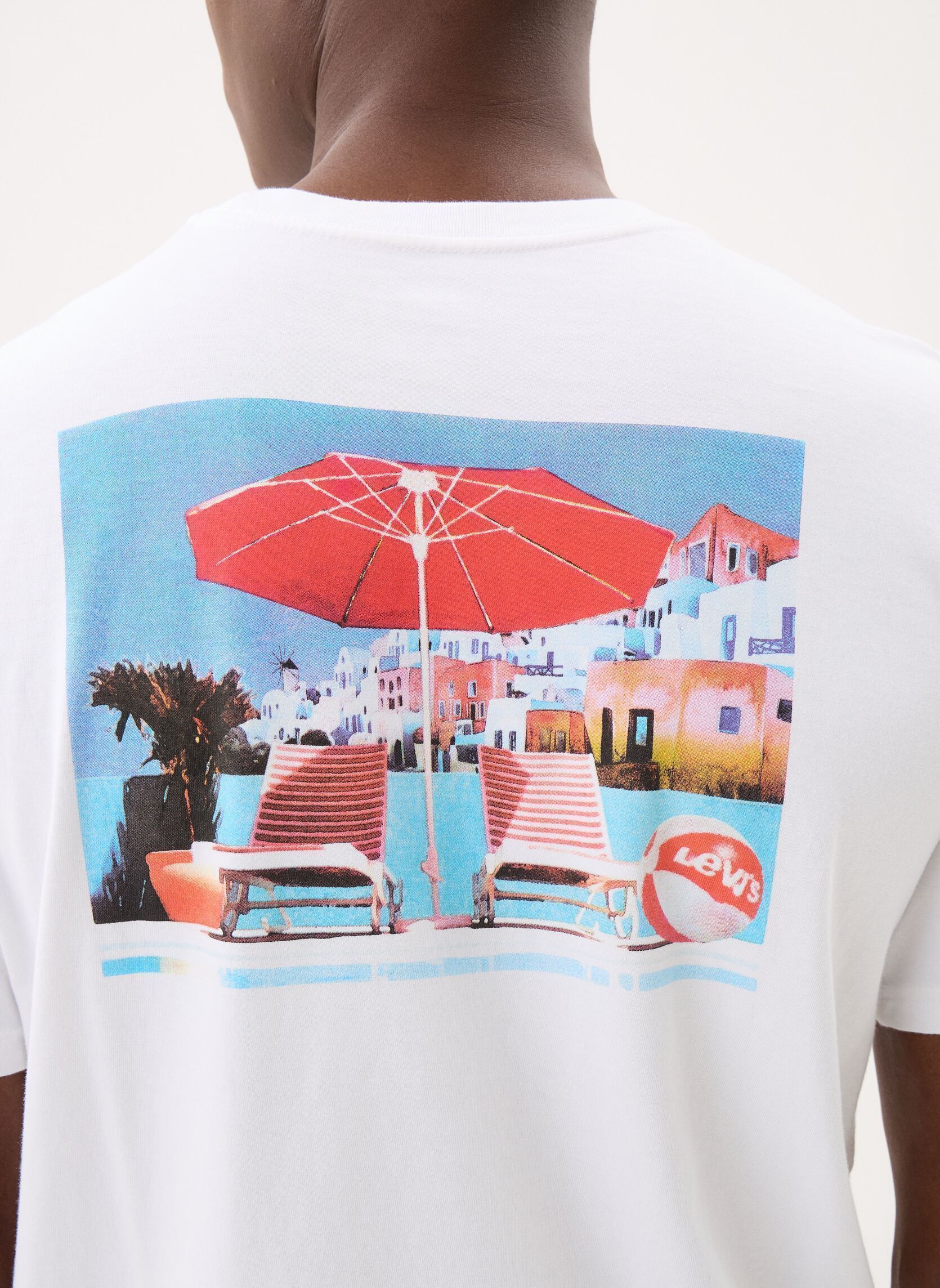 Tee-shirts SS RELAXED FIT TEE homme blanc Levi's Tee-shirts SS RELAXED FIT TEE homme blanc Coastal Creative Poolside Srt