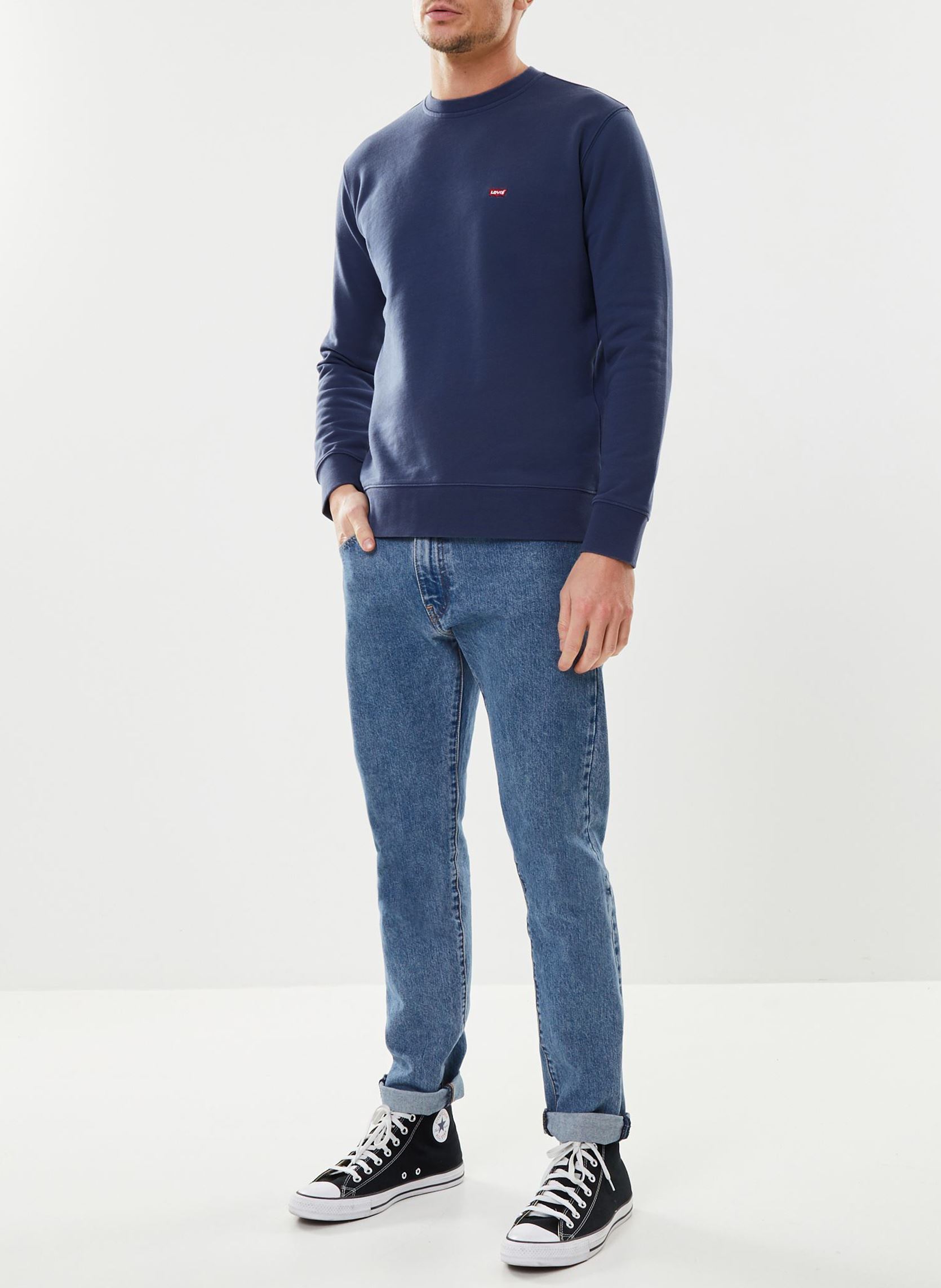 Sweats THE ORIGINAL HM CREW homme bleu Levi's Sweats THE ORIGINAL HM CREW homme bleu DRESS BLUES X