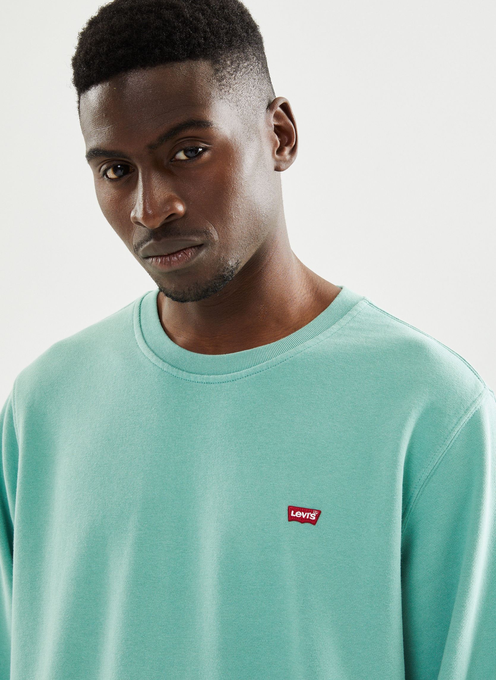 Sweatshirts THE ORIGINAL HM CREW heren groen Levi's Sweatshirts THE ORIGINAL HM CREW heren groen FELDSPAR