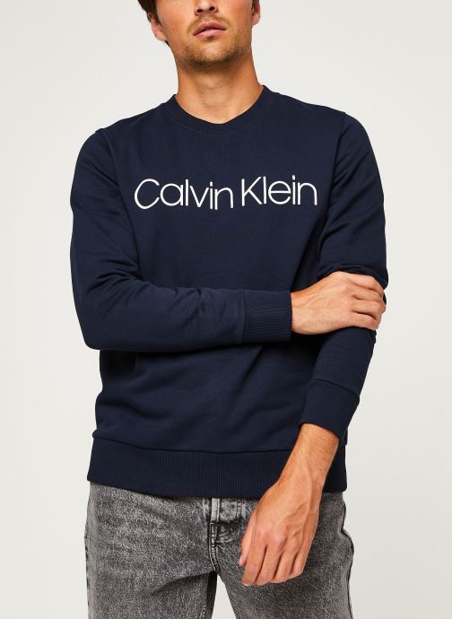 Calvin klein cotton logo sweatshirt Clearance
