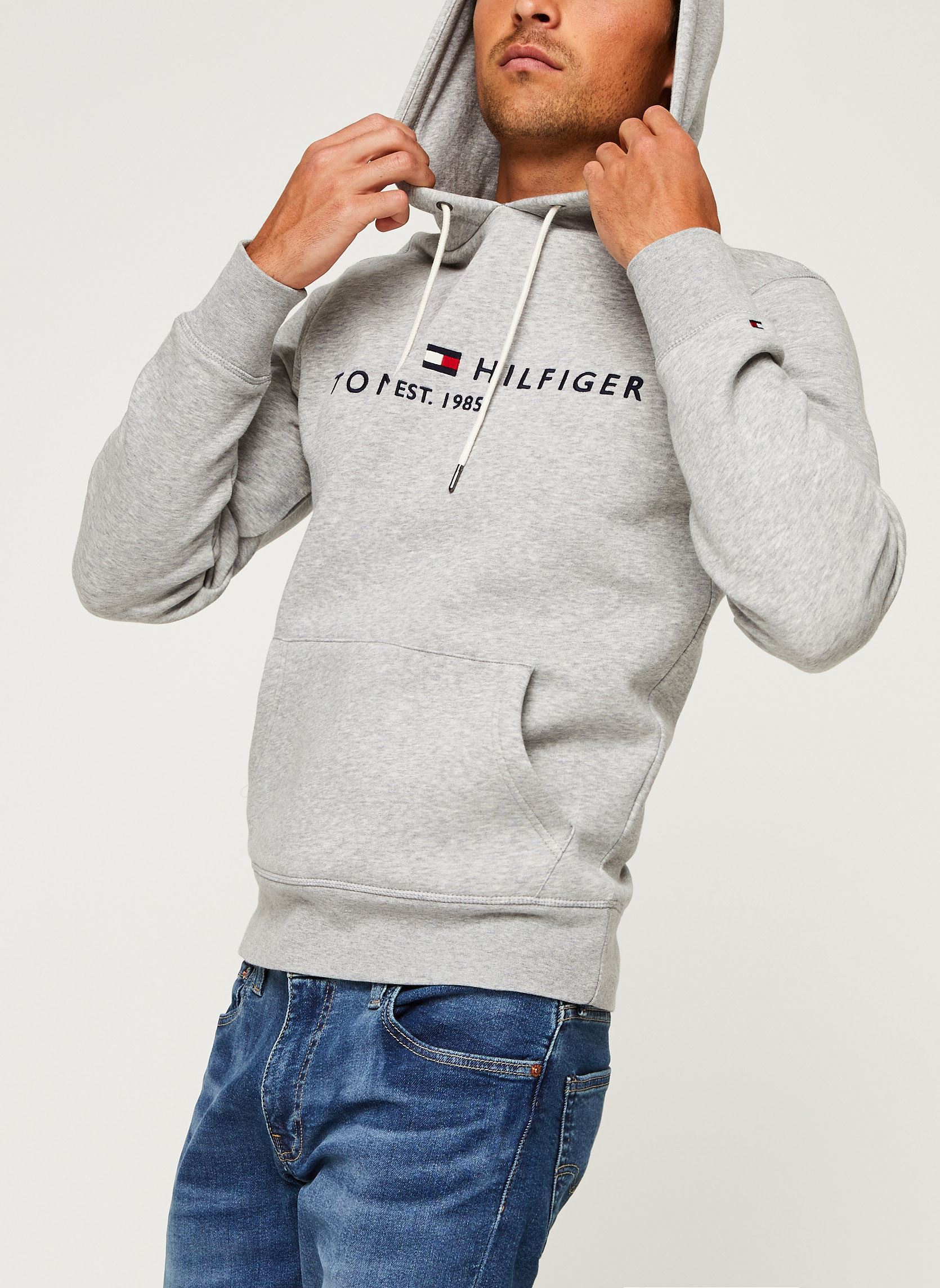 Vêtements Tommy Hilfiger Core Tommy Logo Hoodie pour Homme Vêtements Tommy Hilfiger Core Tommy Logo Hoodie pour Homme